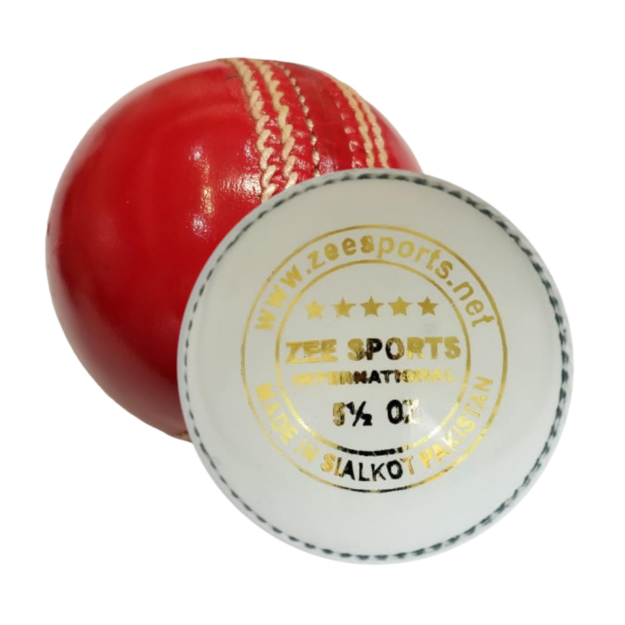 Zee Sports Cricket Ball Premier 5-Star - Red