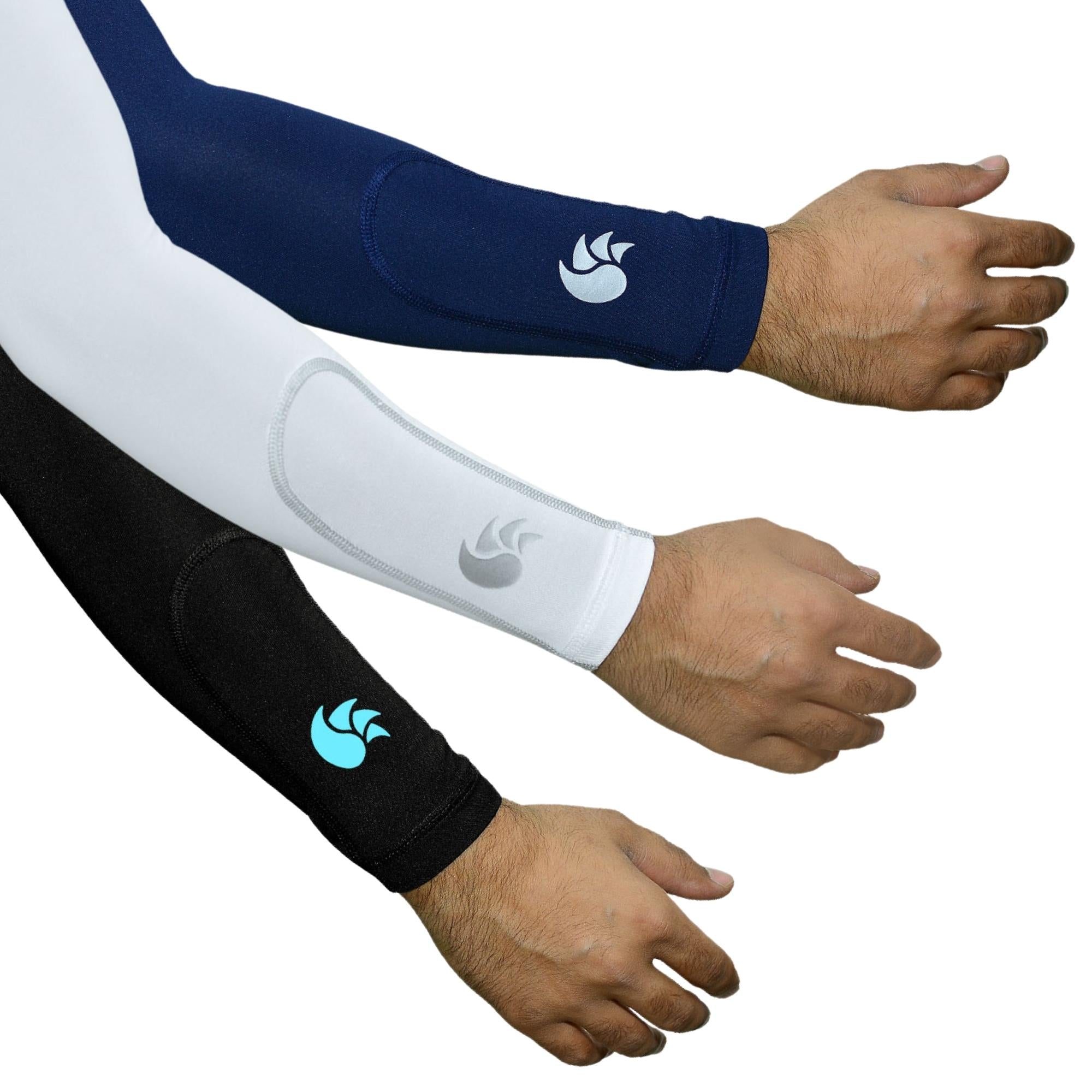 DSC Arm Sleeve, Compression Arm Sleeve for Men Blue/White/Black