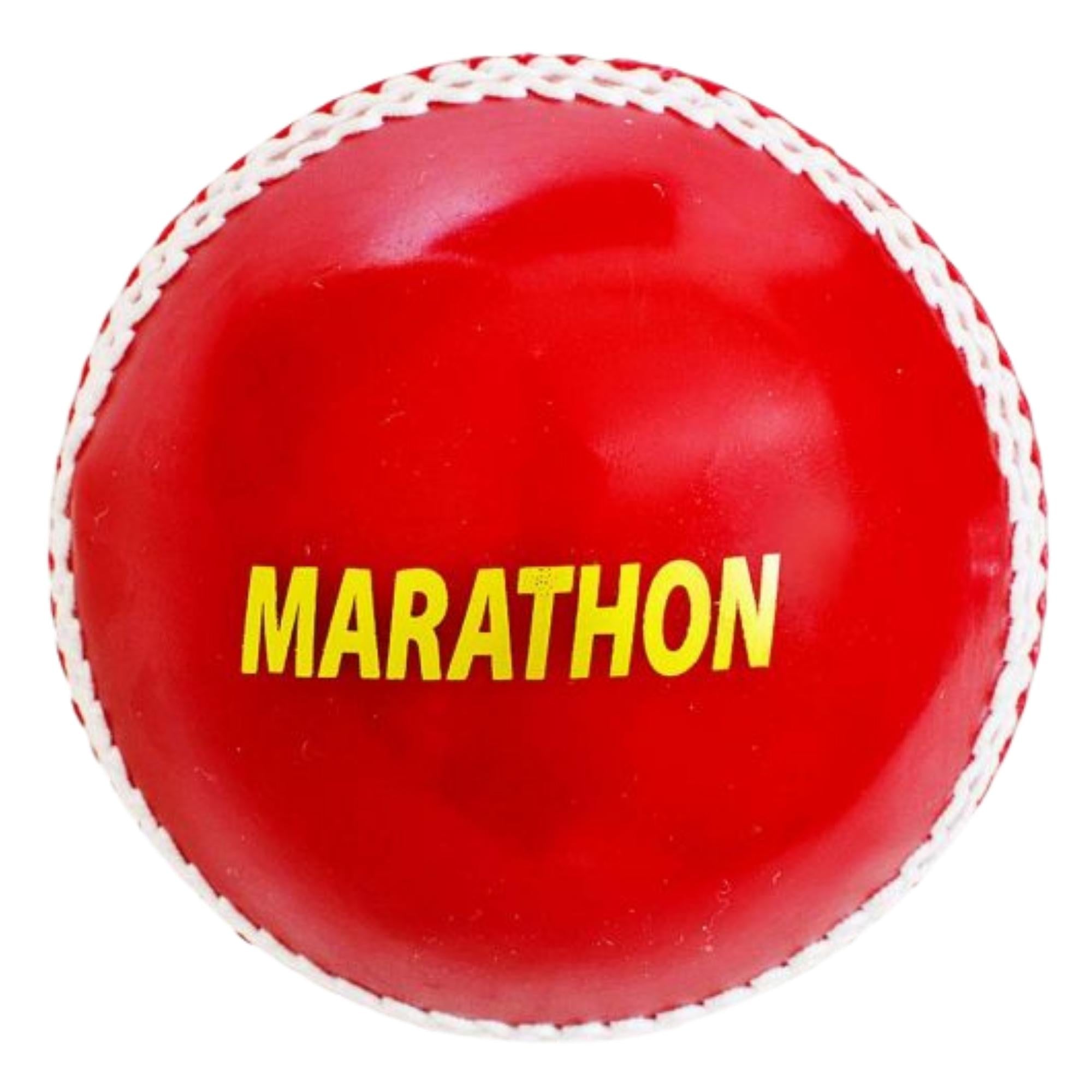 DSC Cricket Ball, Marathon Training Red Balls Vinyl Balls