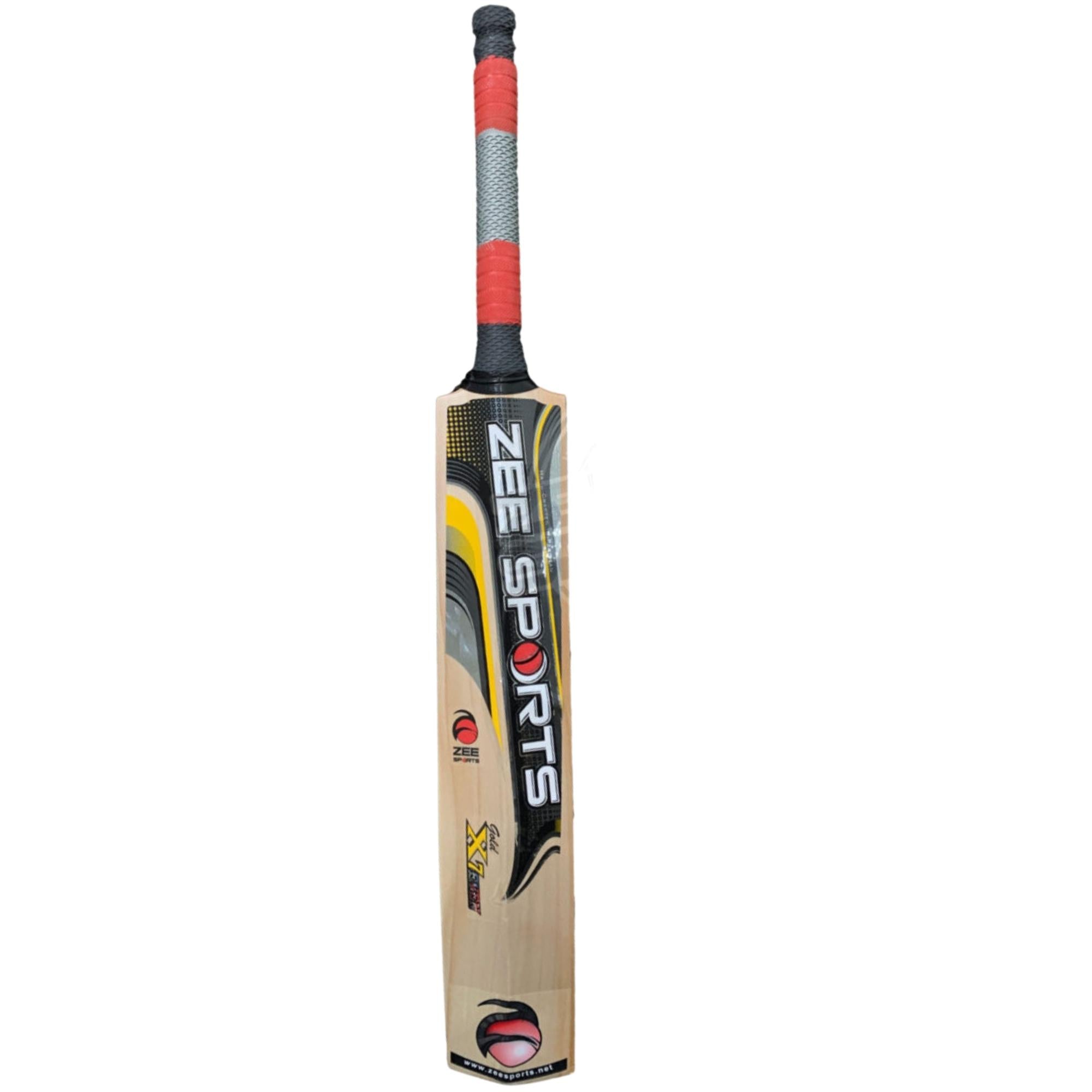 Zee Sports Cricket Bat Gold X7even English Willow Designed By Sir Alvin Kallicharran