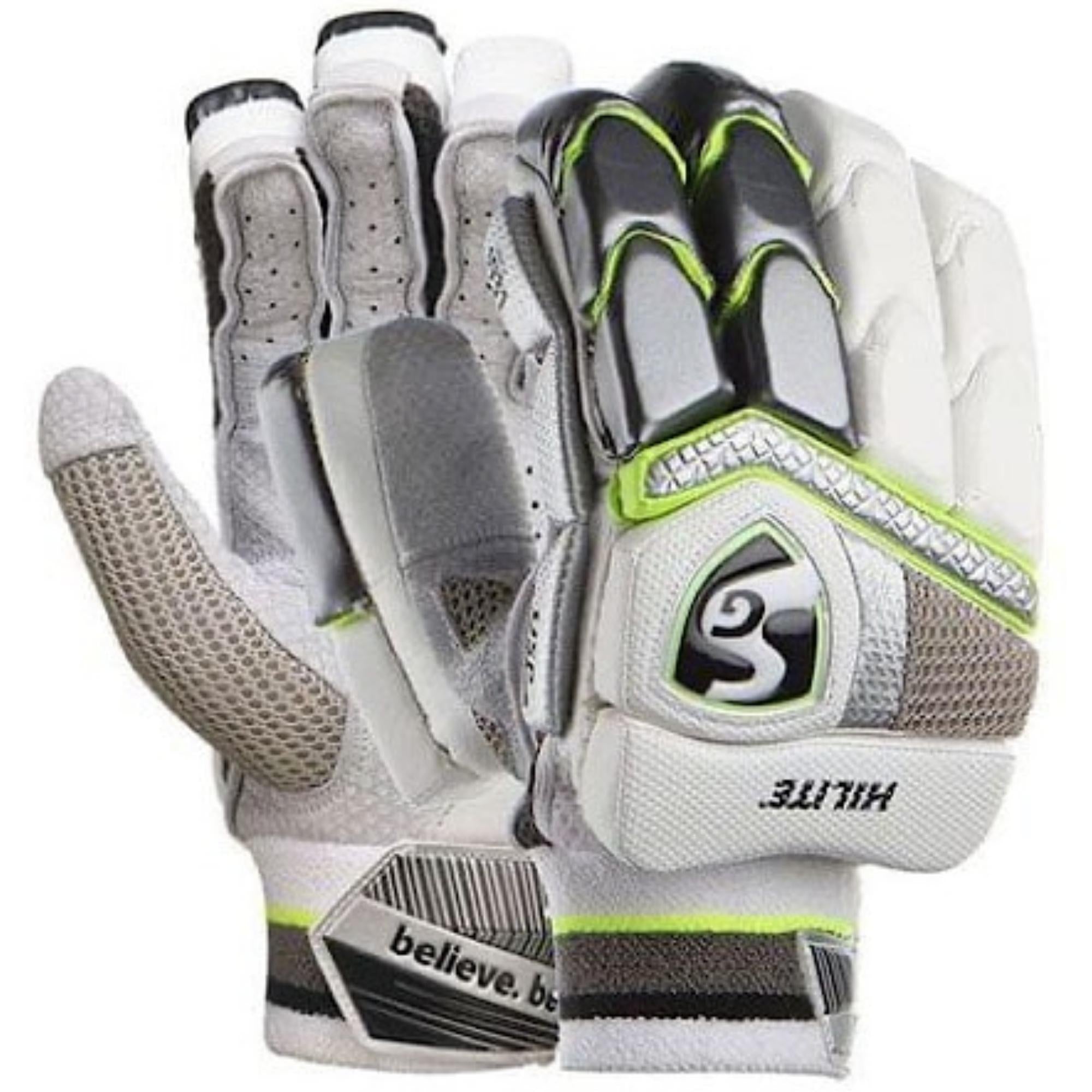SG Batting Gloves, HiLite Cricket Gloves - Adult Size
