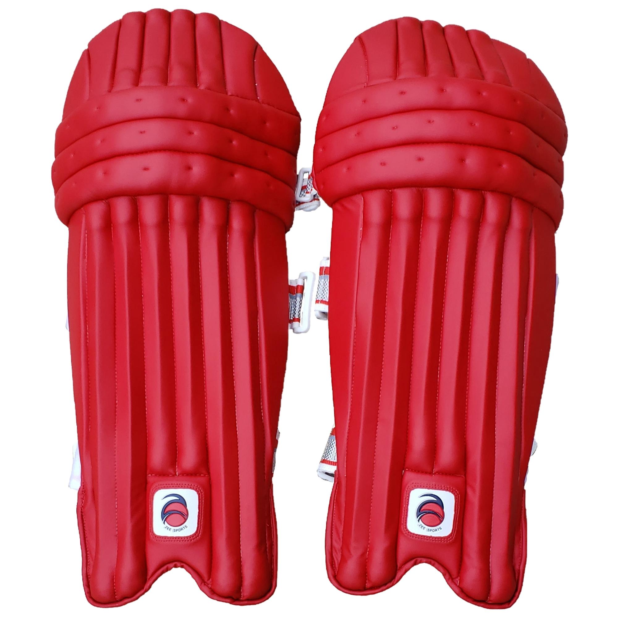 Zee Sports Batting Pads Academy Red