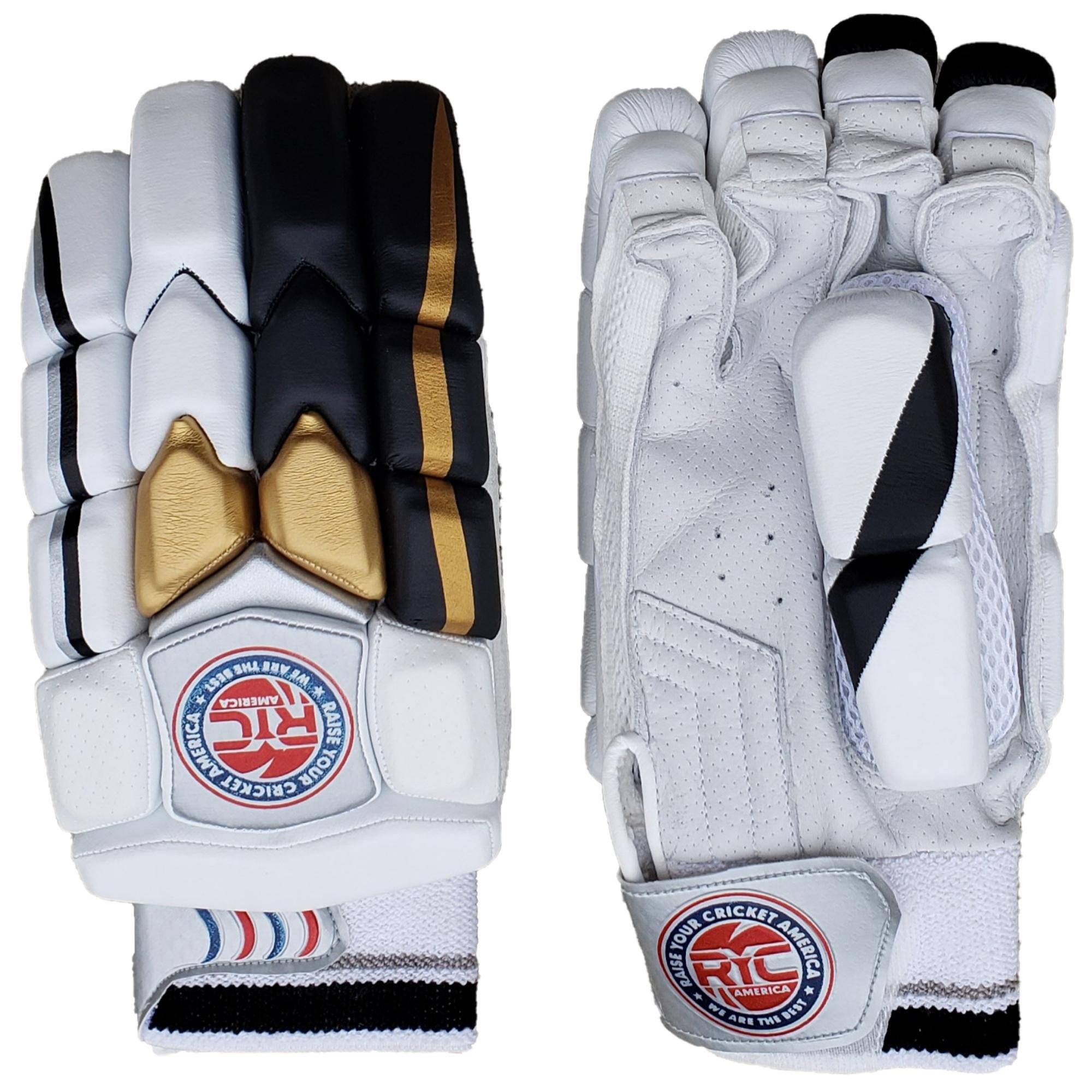 Zee Sports Batting Gloves RYC Player - Black-Golden
