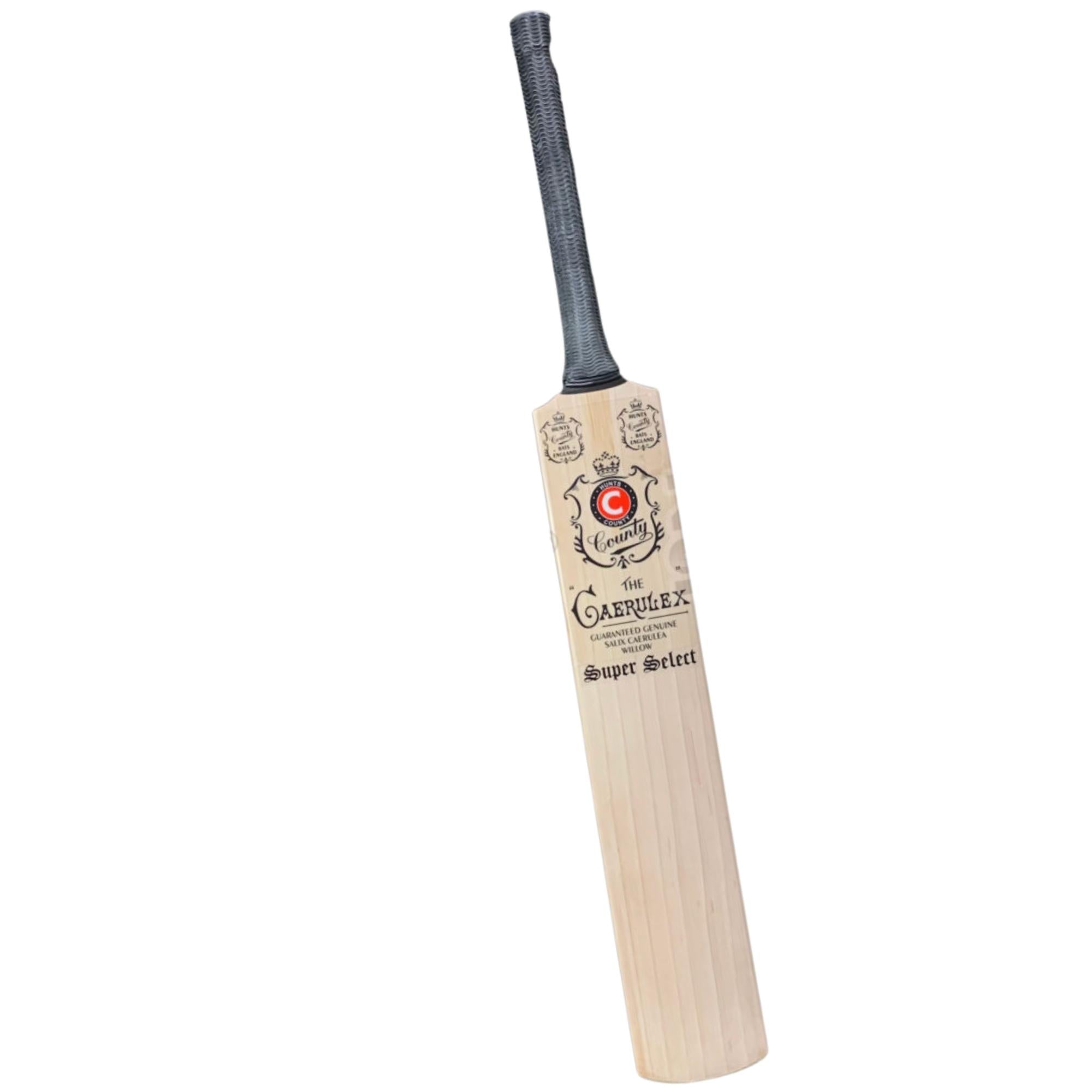 Hunts Count Cricket Bat Caerulex Super Genuine English Willow