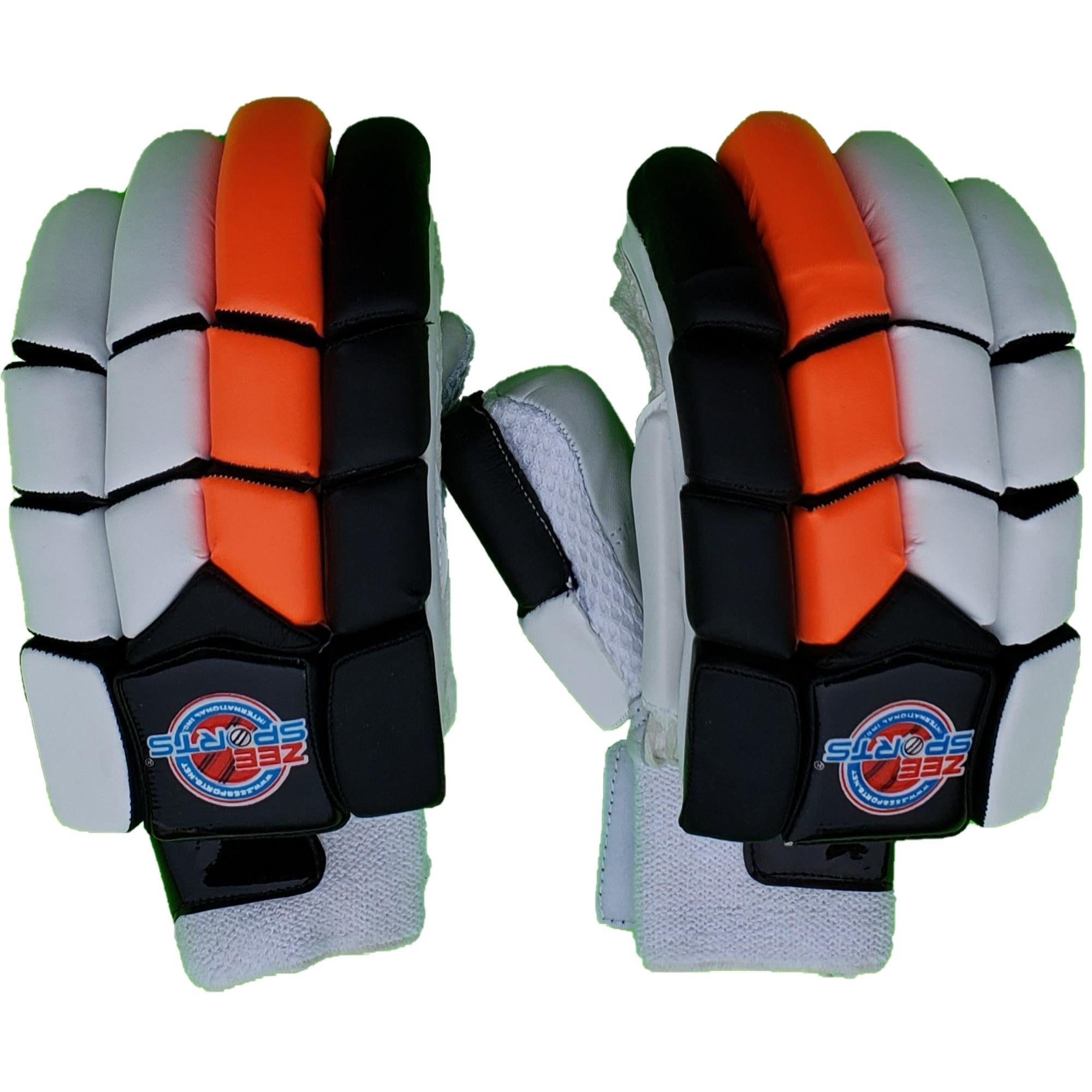 Zee Sports Batting Gloves Youth Orange Black