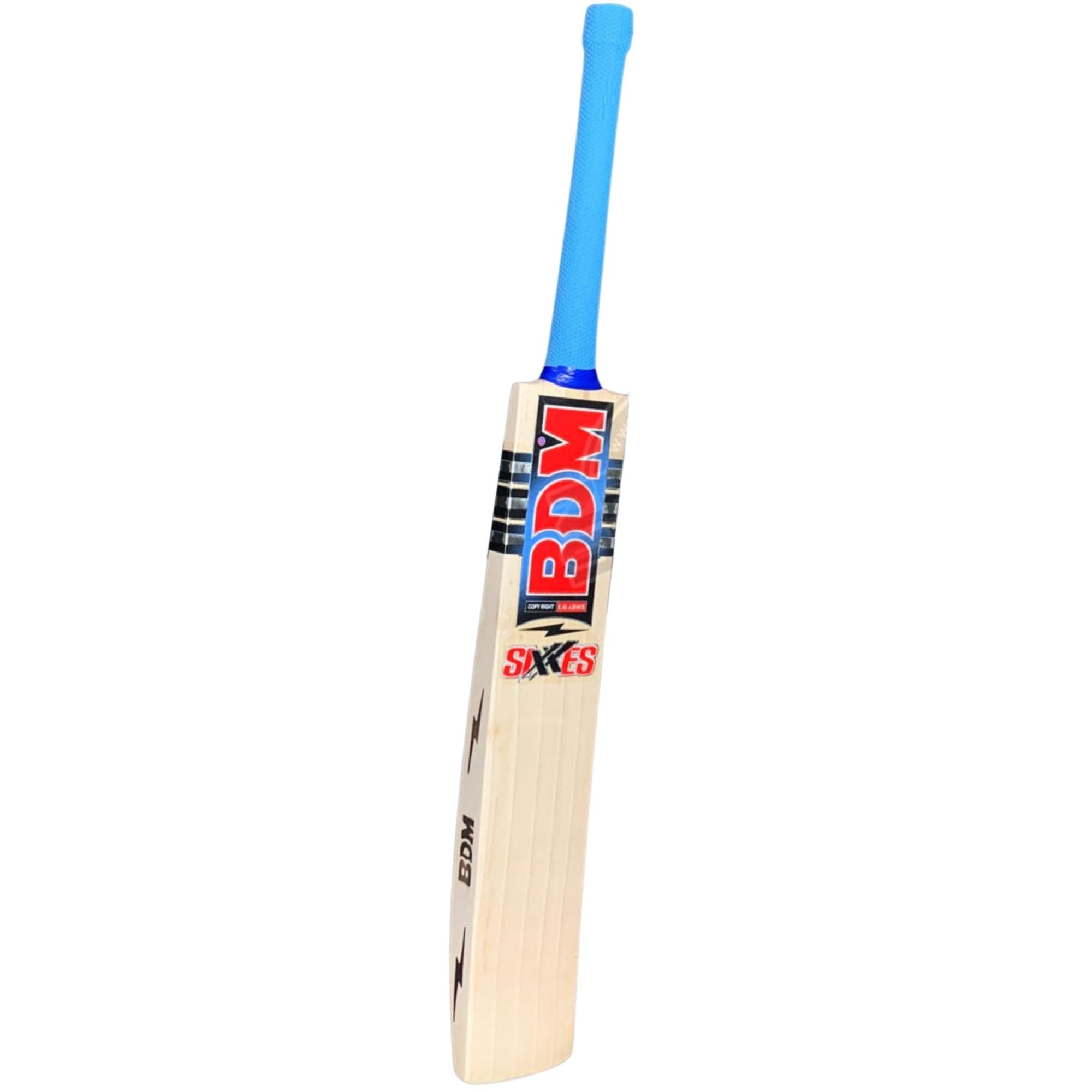 BDM Cricket Bat SIXES Blue