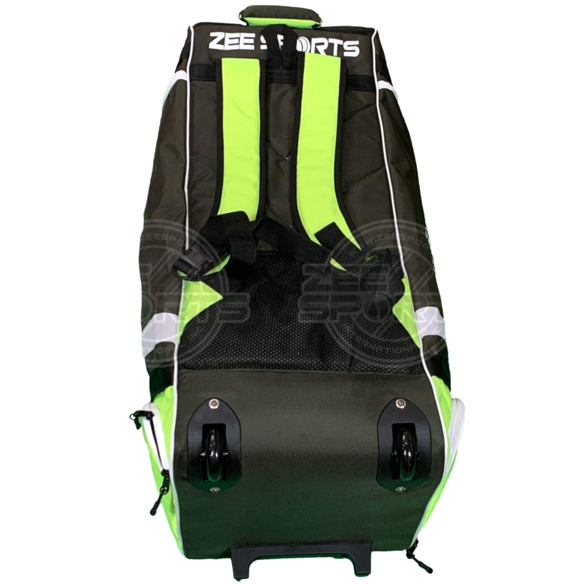 Zee Sports Kit Bag Wheelie - Lime-OliveGreen