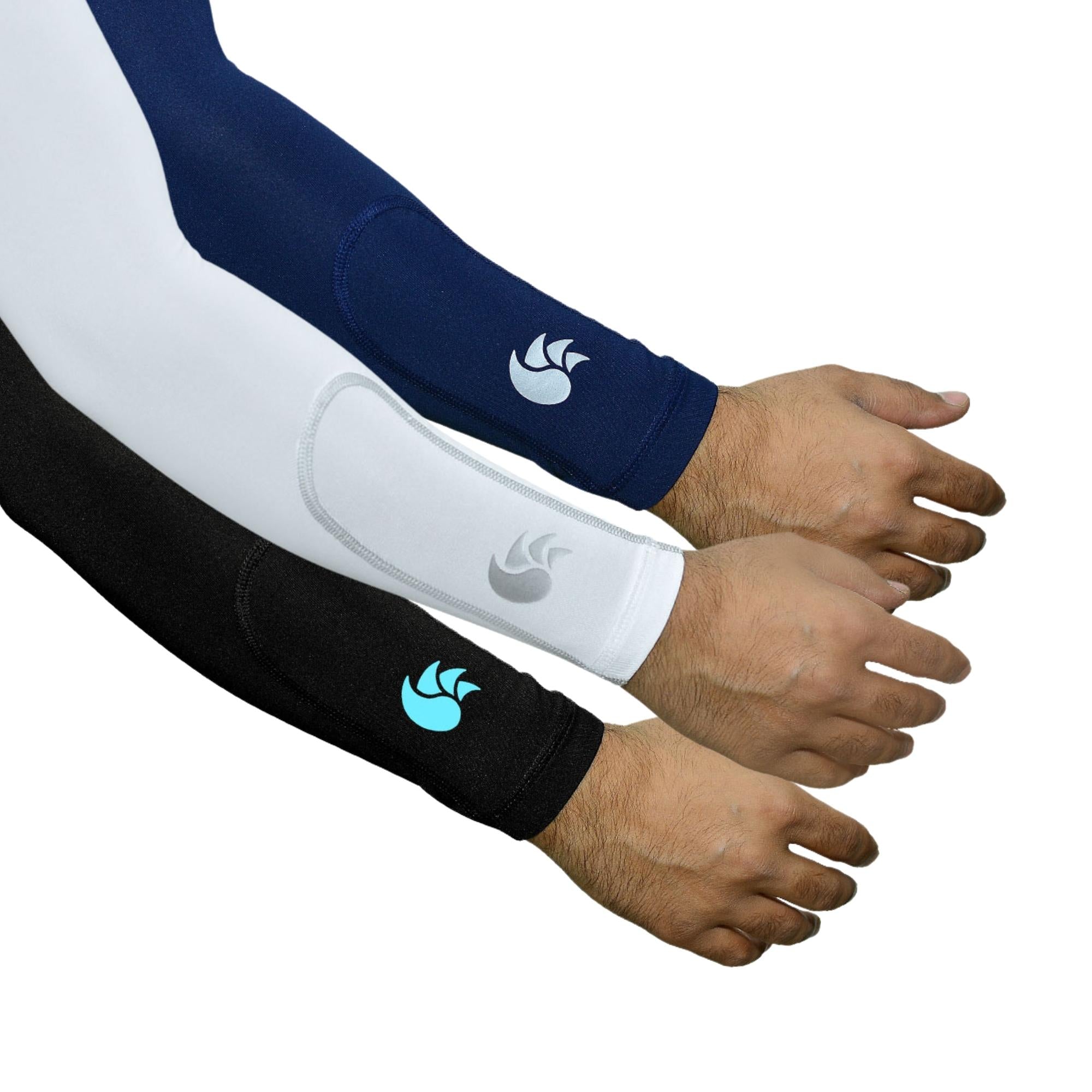 DSC Arm Sleeve, Compression Arm Sleeve for Men Blue/White/Black