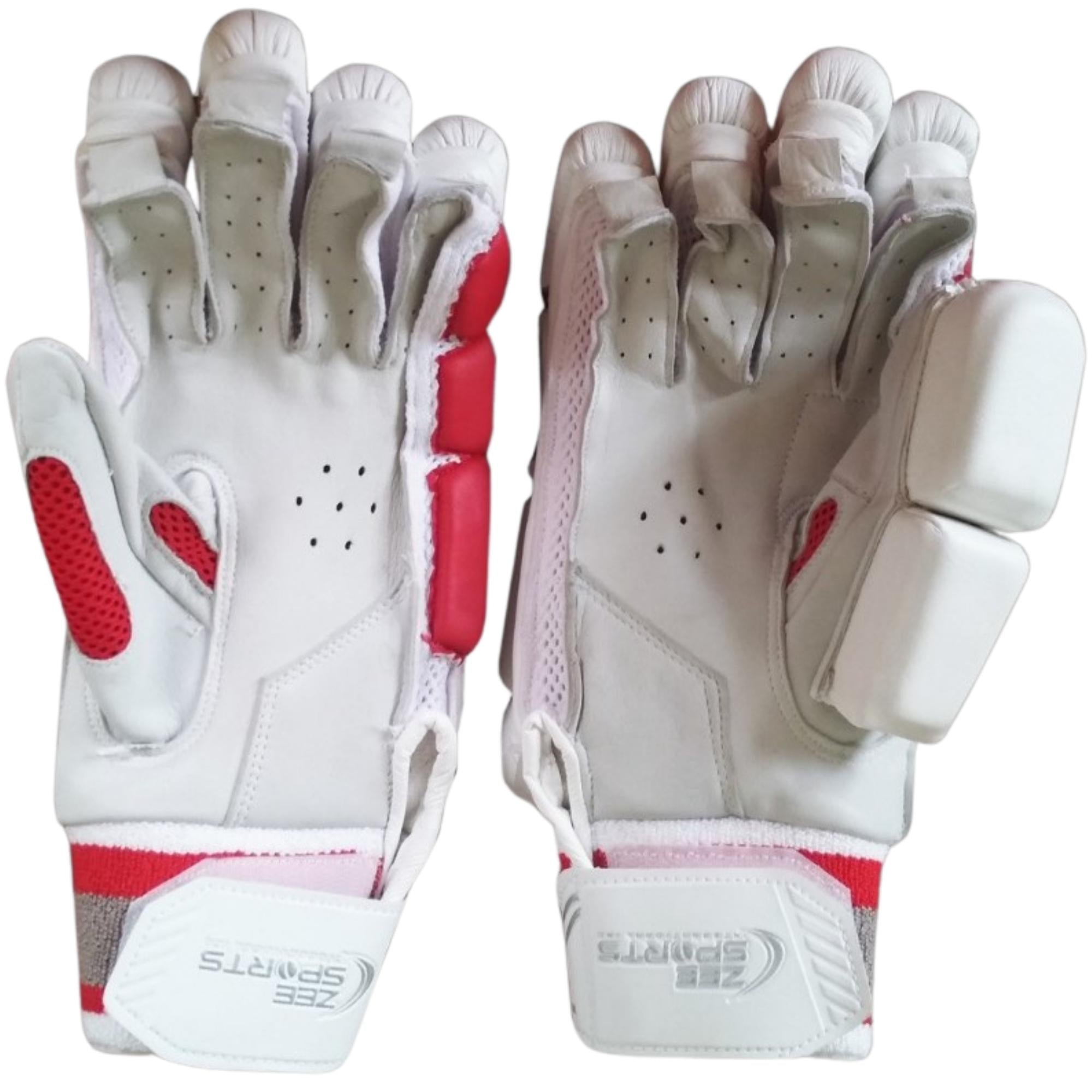 Zee Sports Batting Gloves Tribute Genius Test Standard Red