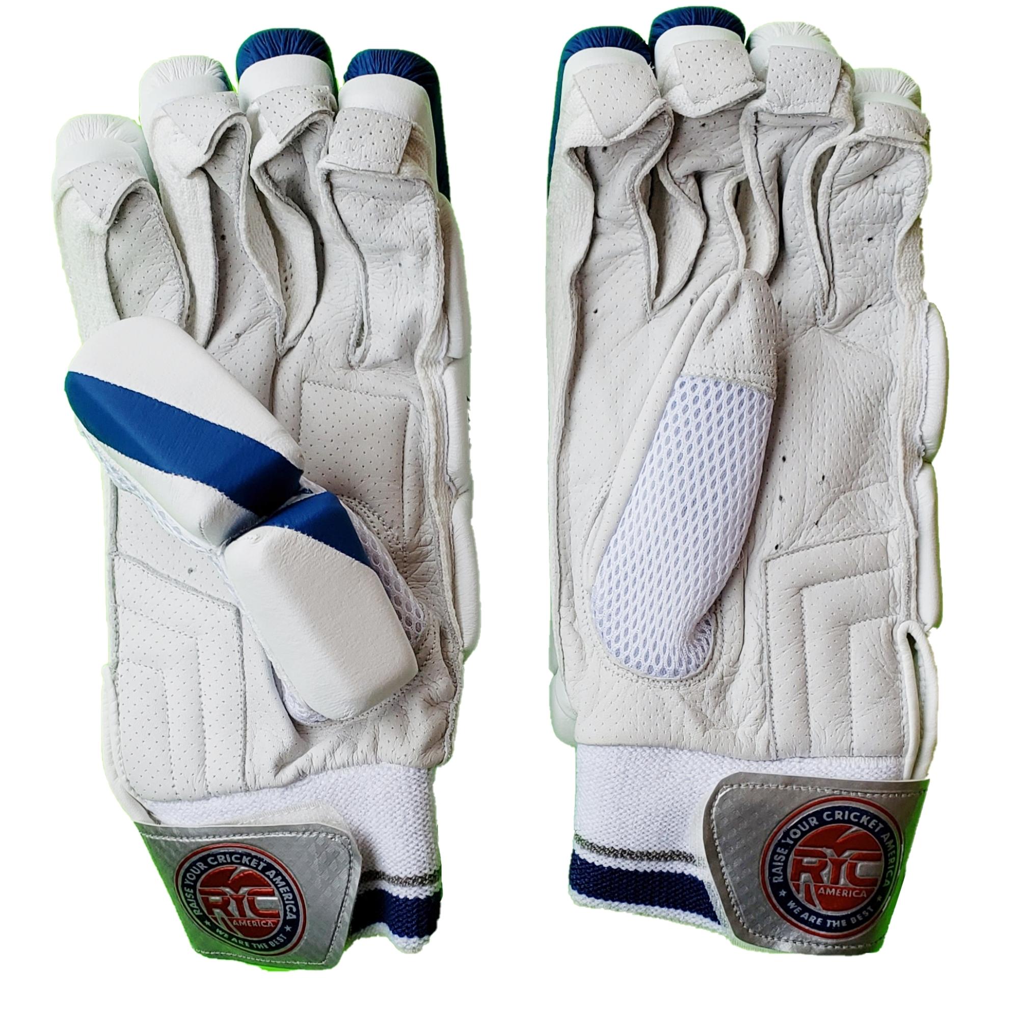 Zee Sports Batting Gloves RYC Player Edition Blue Golden