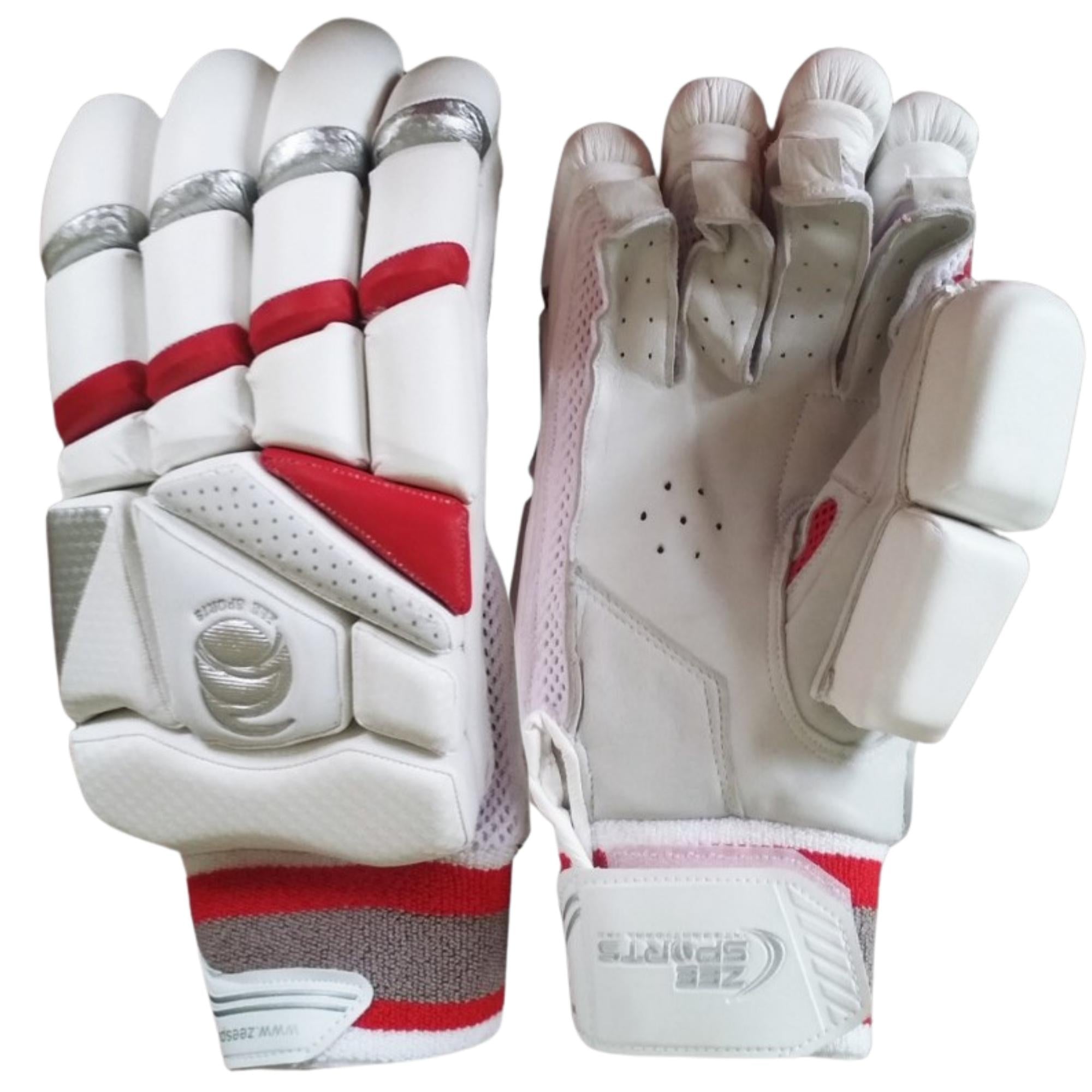 Zee Sports Batting Gloves Tribute Genius Test Standard Red