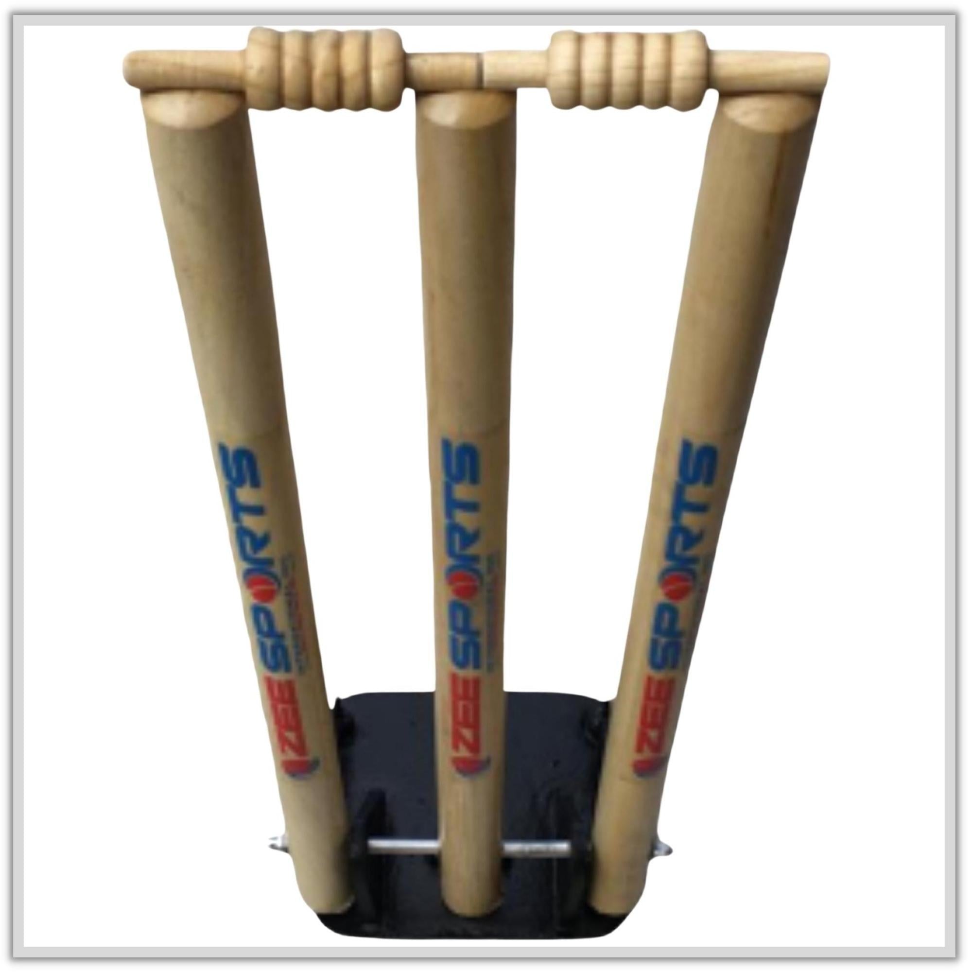 Zee Sports Stumps Iron Spring Loaded