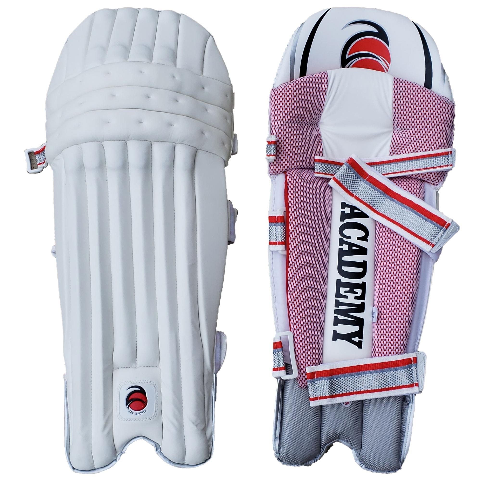 Zee Sports Batting Pads Academy White