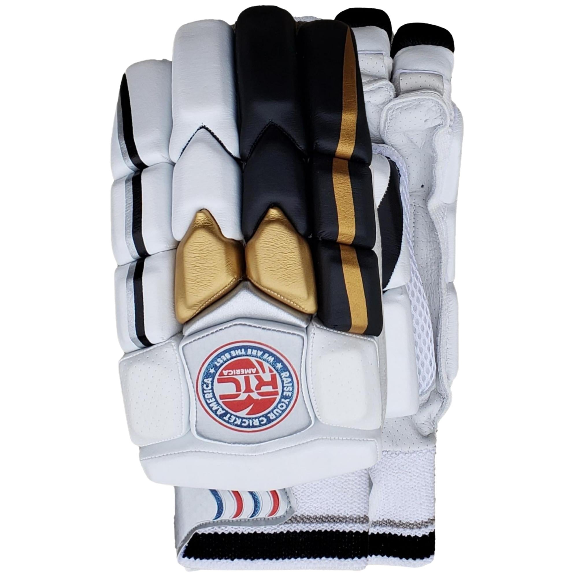 Zee Sports Batting Gloves RYC Player - Black-Golden