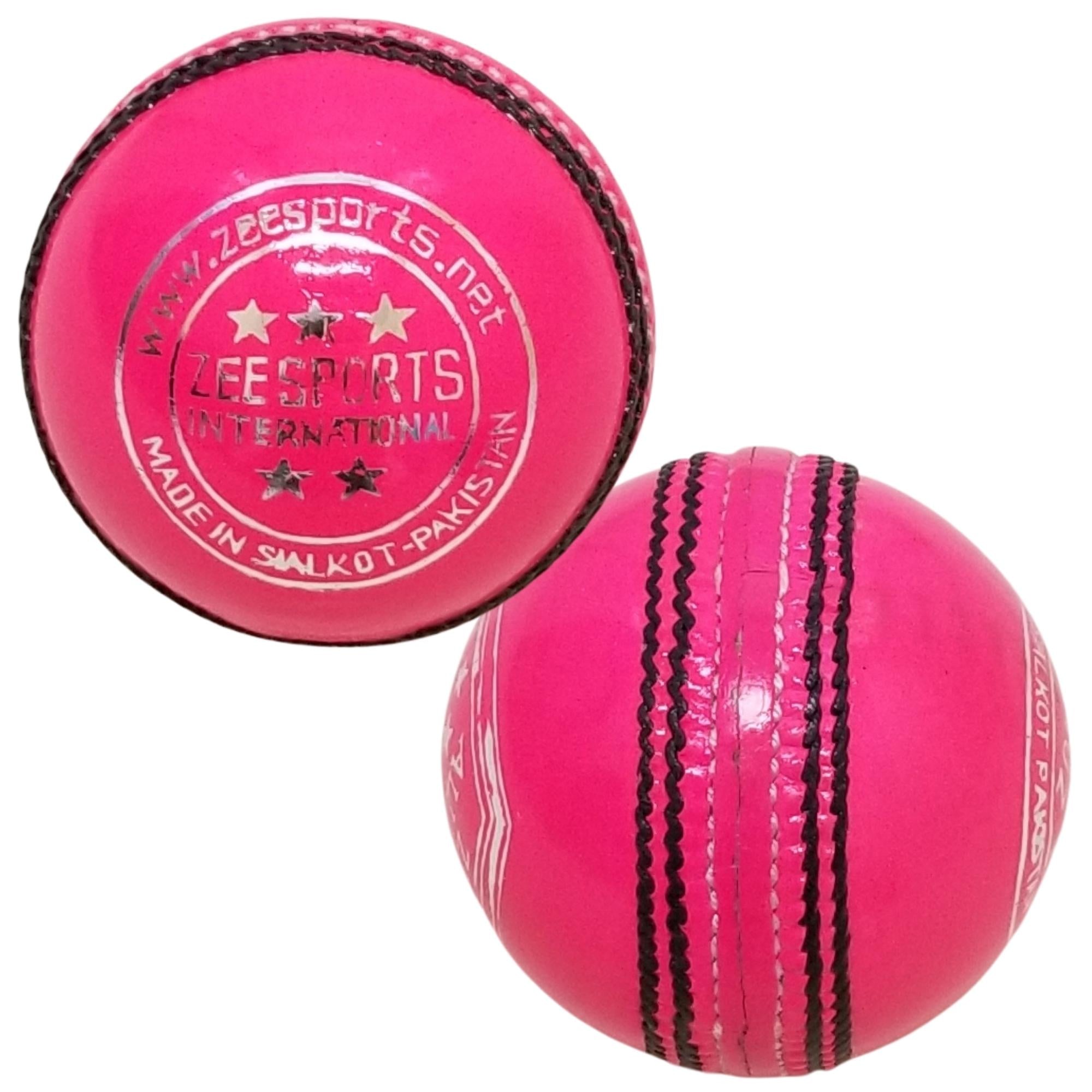 Zee Sports Cricket Balls Pink