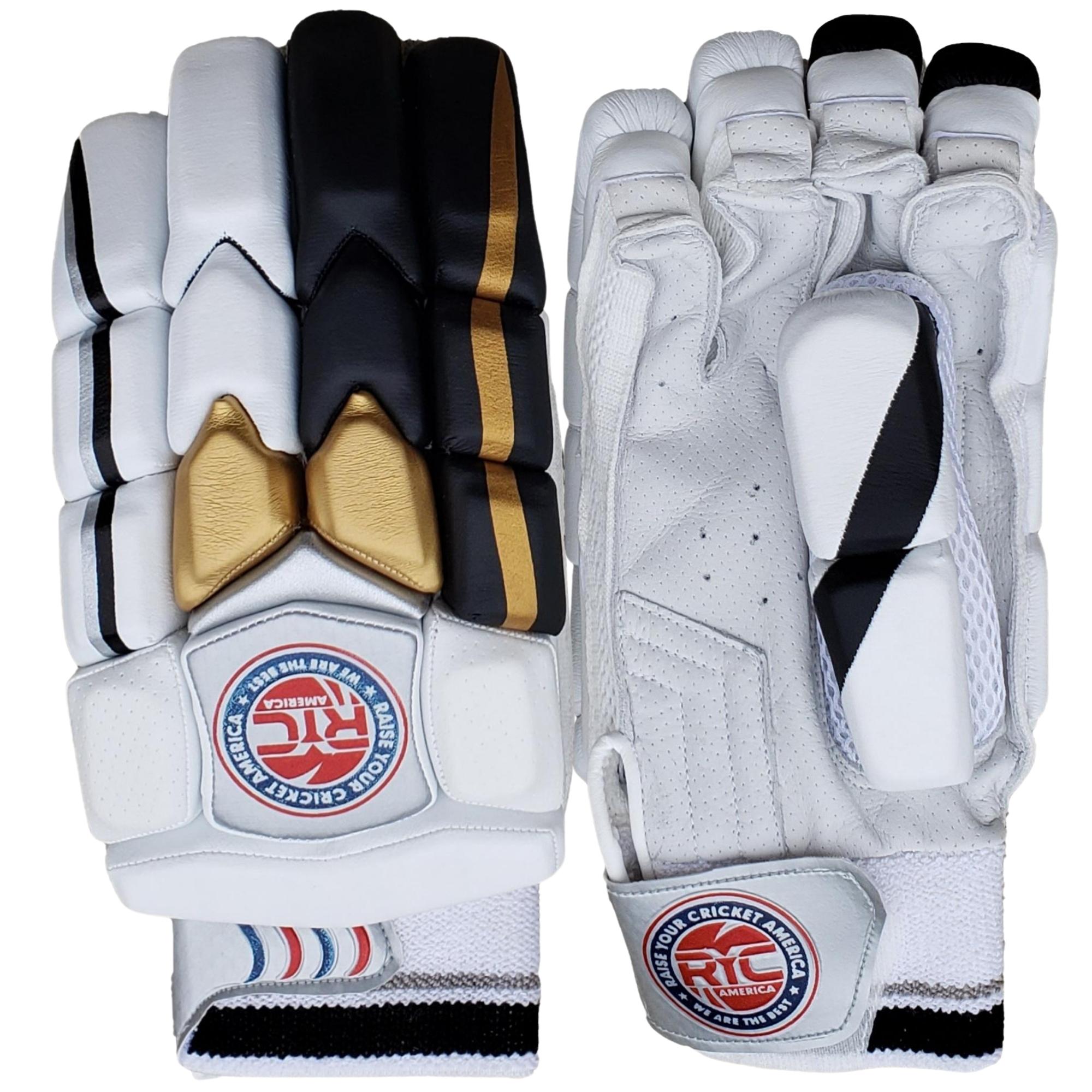 Zee Sports Batting Gloves RYC Player - Black-Golden