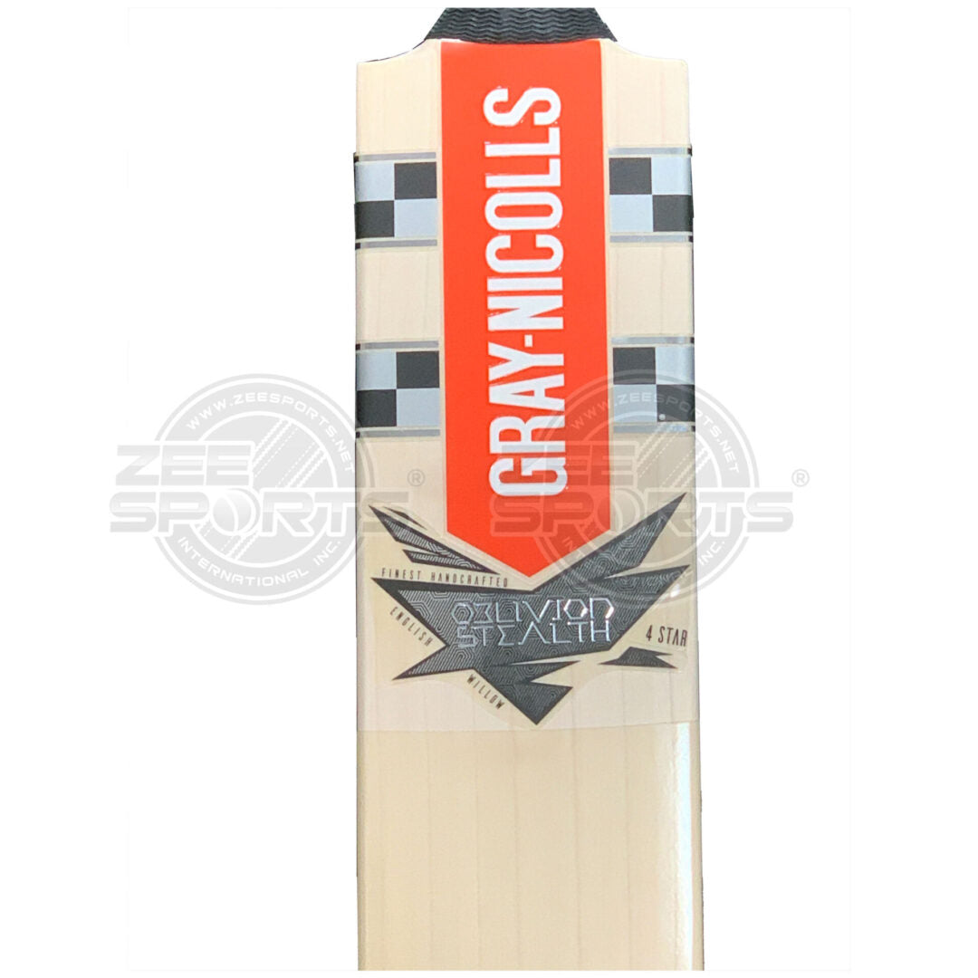 Gray Nicolls Cricket Bat Oblivion Stealth 4-Star English Willow Handcrafted