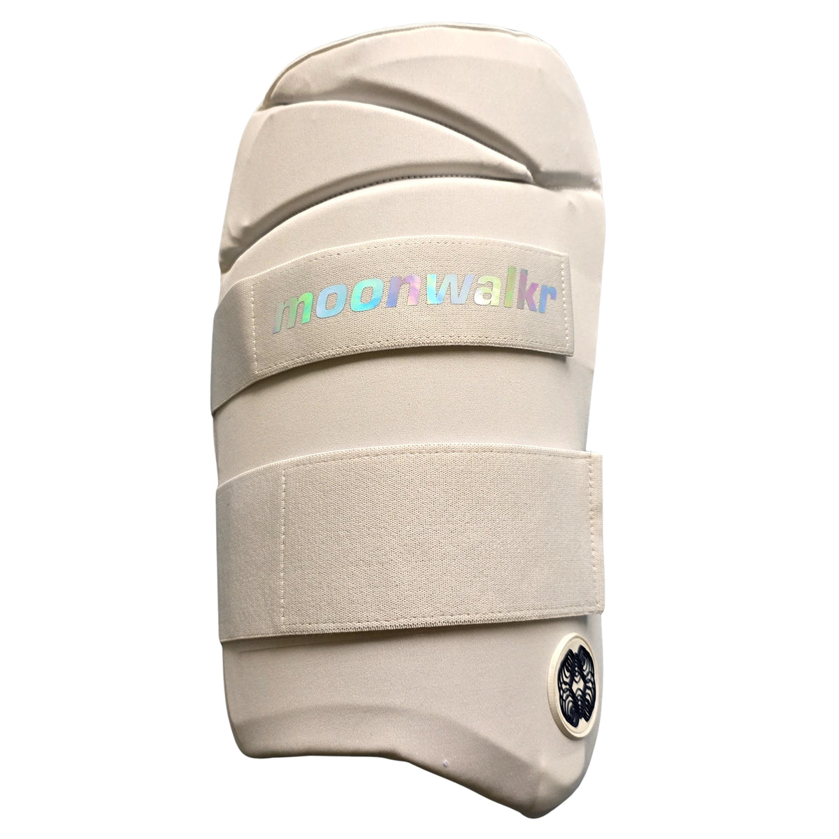 Moonwalkr Cricket Thigh Guard Set RH & LH Navy Blue/Black/White M & L Adult - image 13