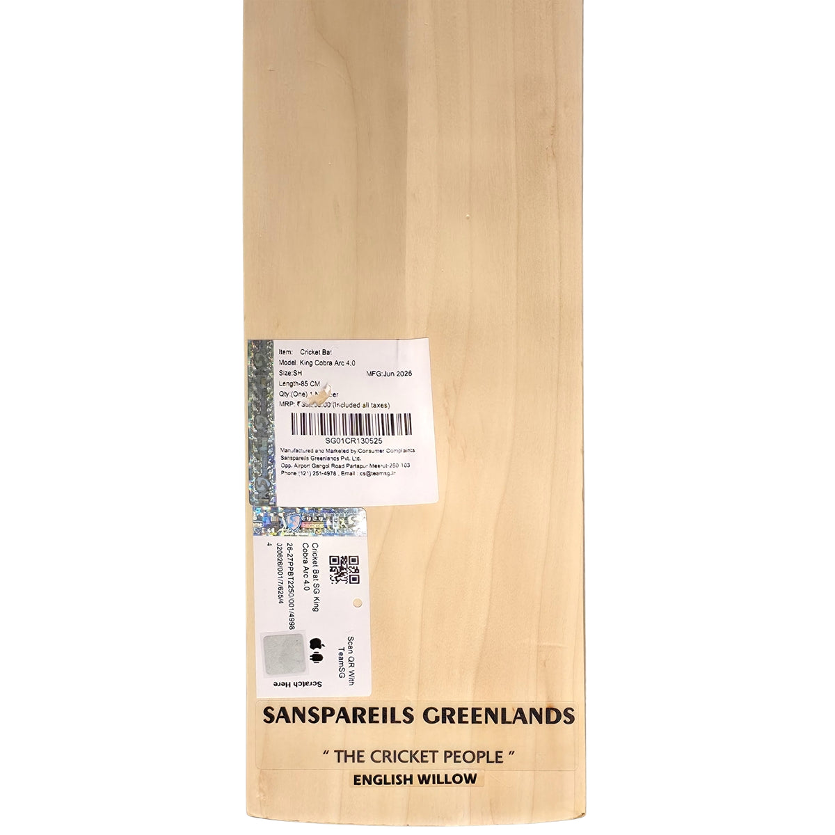 SG Cricket Bat King Cobra Arc 4.0 English Willow SH Adult - image 10