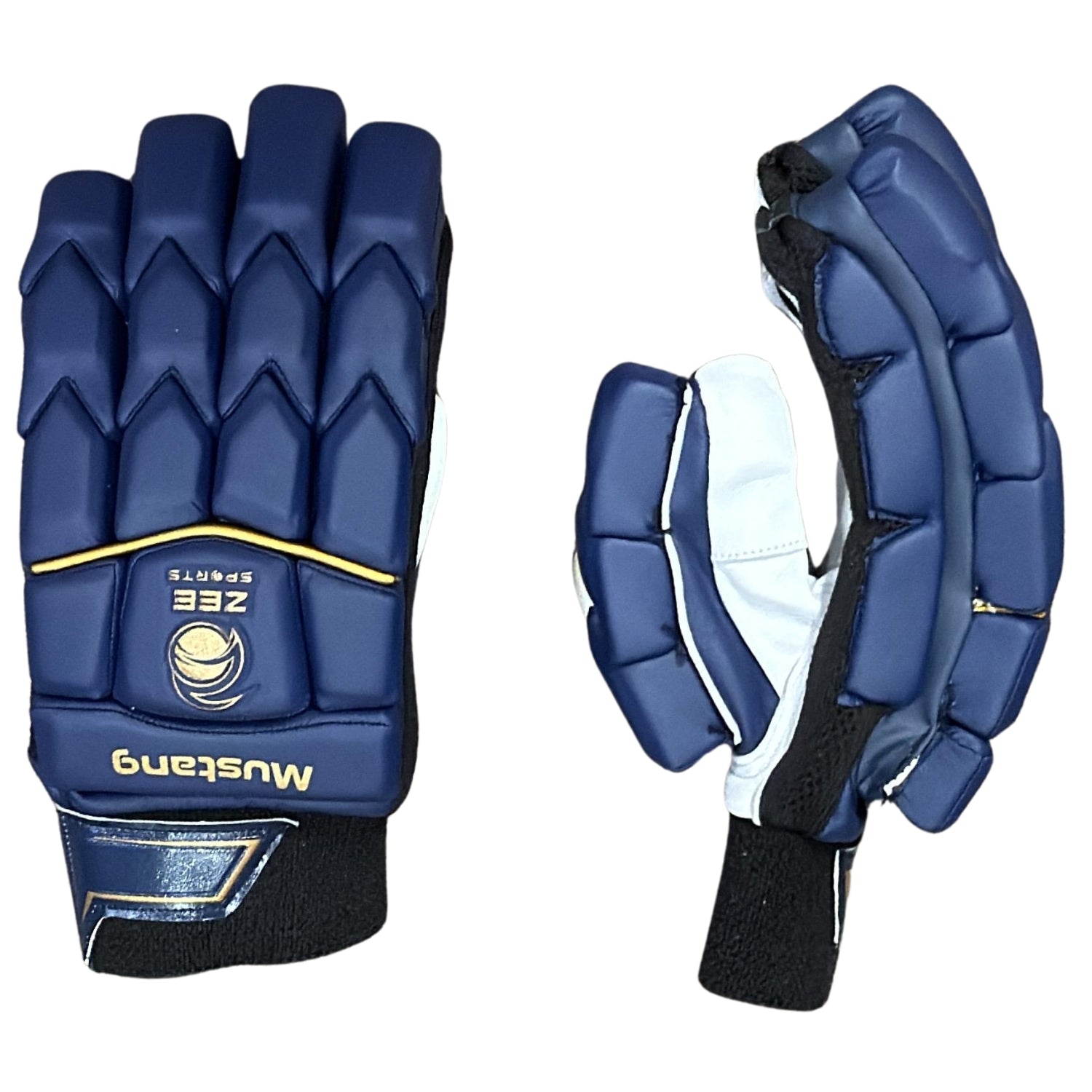 Zee Sports Cricket Batting Gloves Mustang Blue