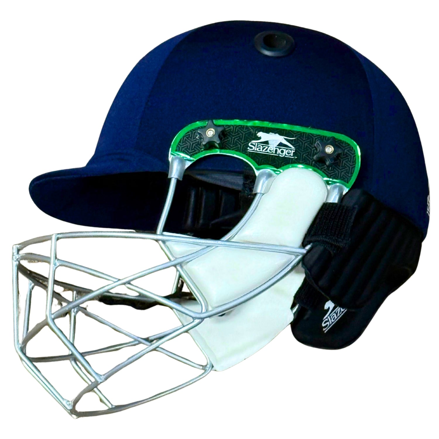 Slazenger Cricket Batting Helmet Navy Blue