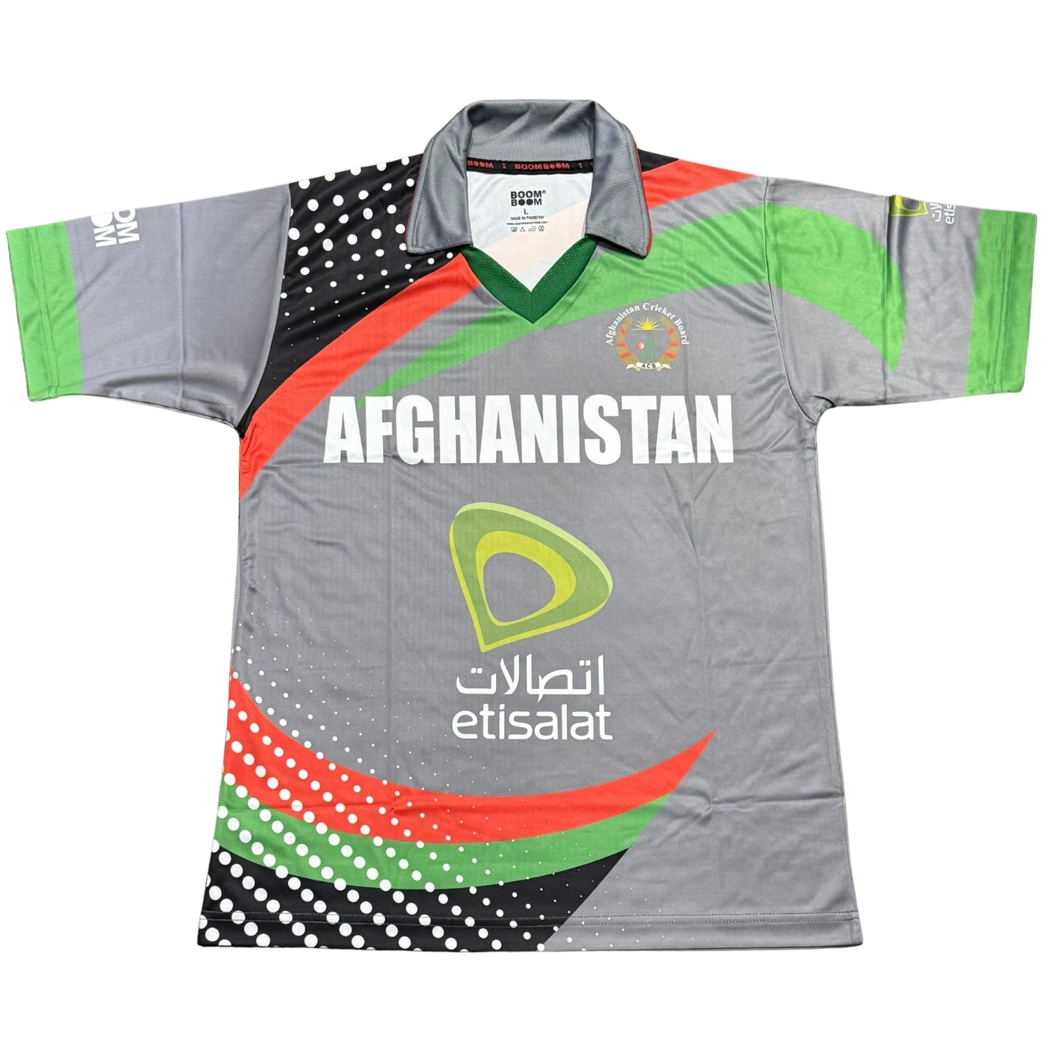 Boom Boom Cricket Uniform TShirt Afghanistan