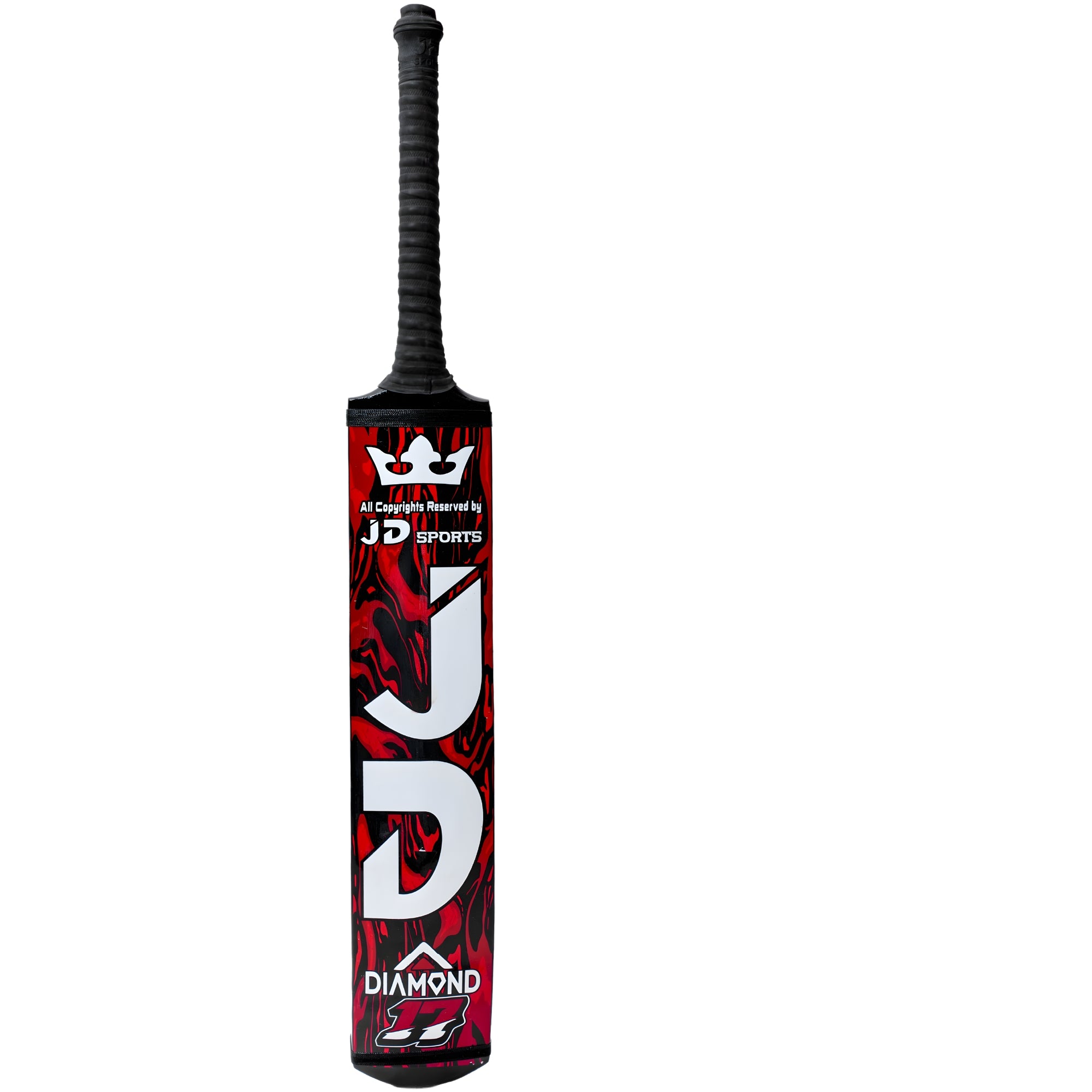 JD Sports Cricket Bat Diamond Player Edition Coconut Wood Tape Tennis Red