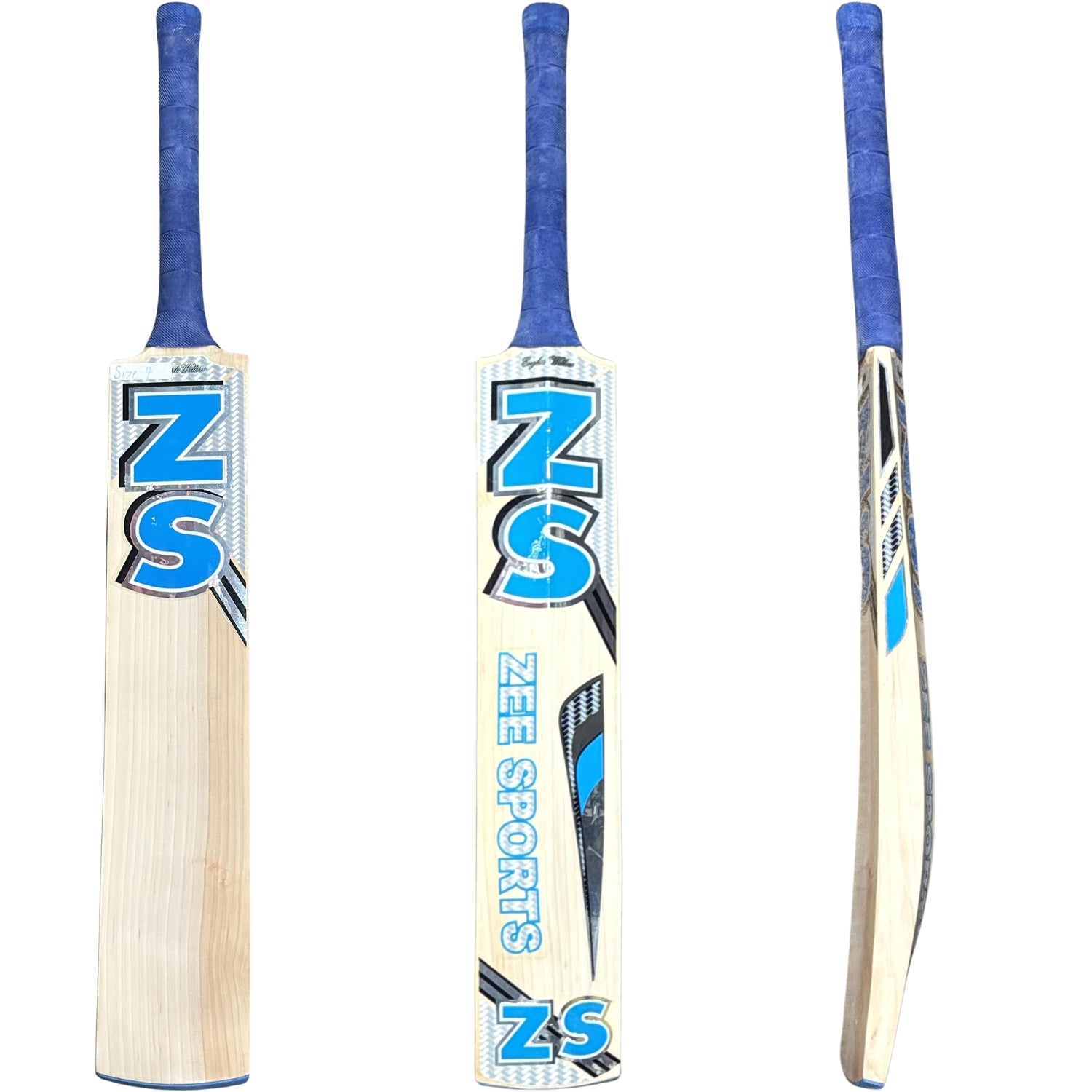 Zee Sports Cricket Bat Custome Made English Willow Youth Size 4