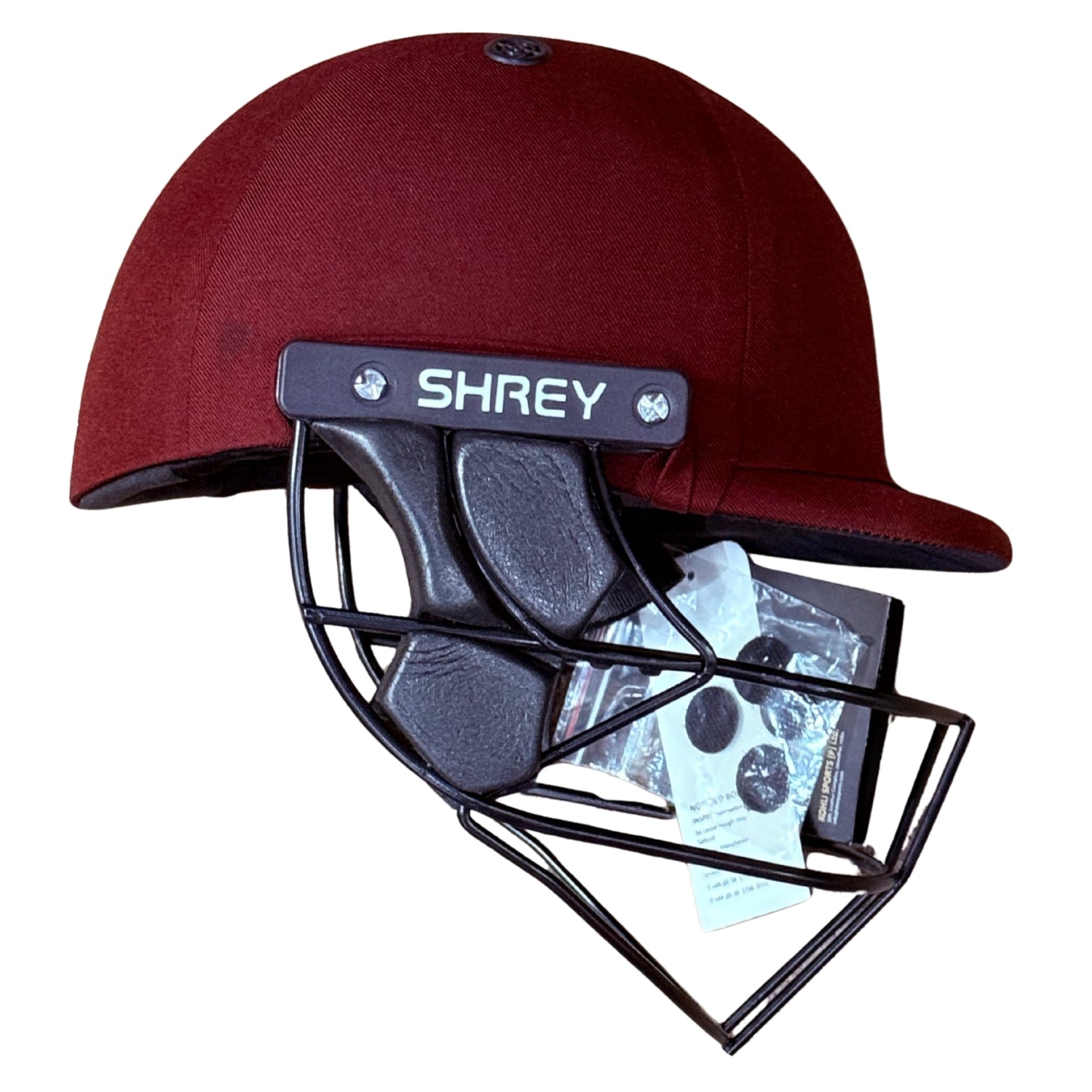 Shrey Cricket Batting Helmet Armor 2.0 Maroon Red