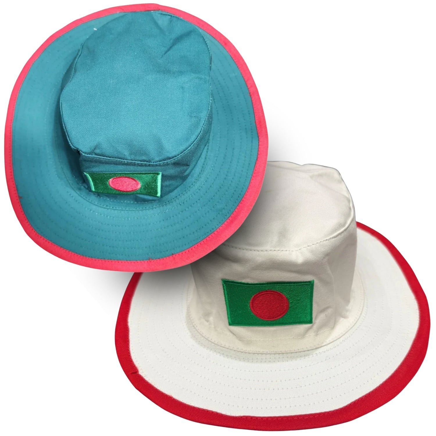 Zee Sports Sun Hat Bangladesh Team Green & Red/ White & Red