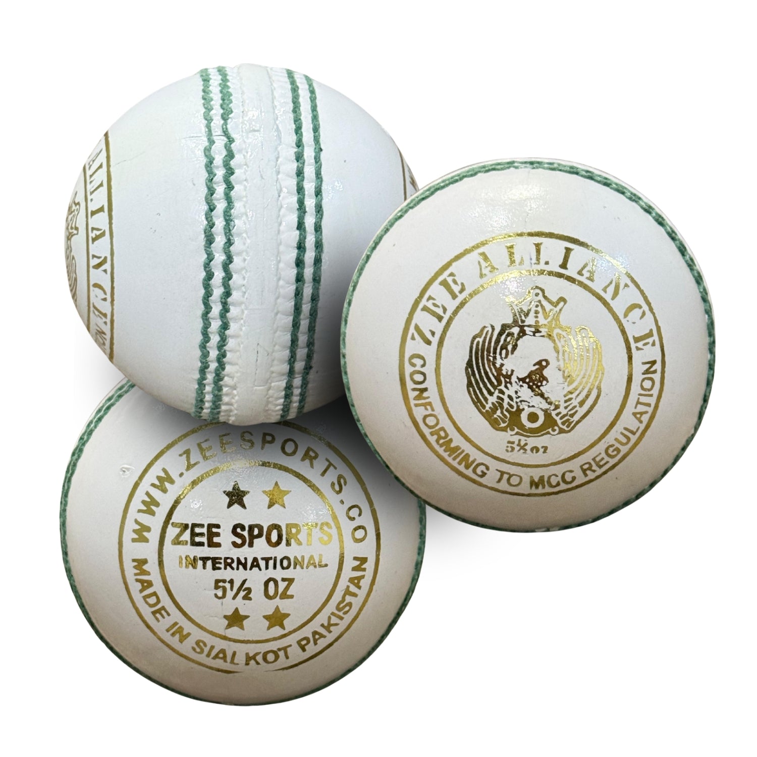 Zee Sports Cricket Ball Alliance 4Star White