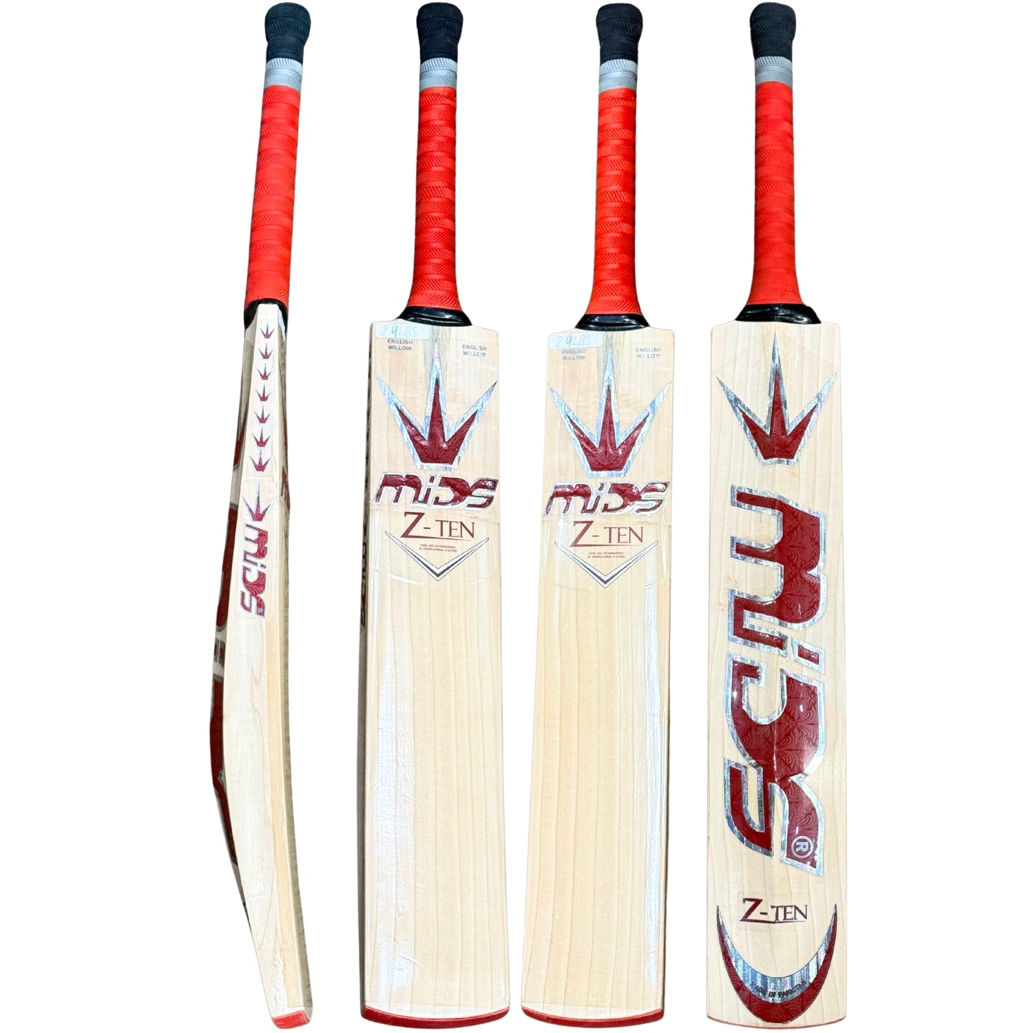 MIDS Cricket Bat Z Ten English Willow Players Grade