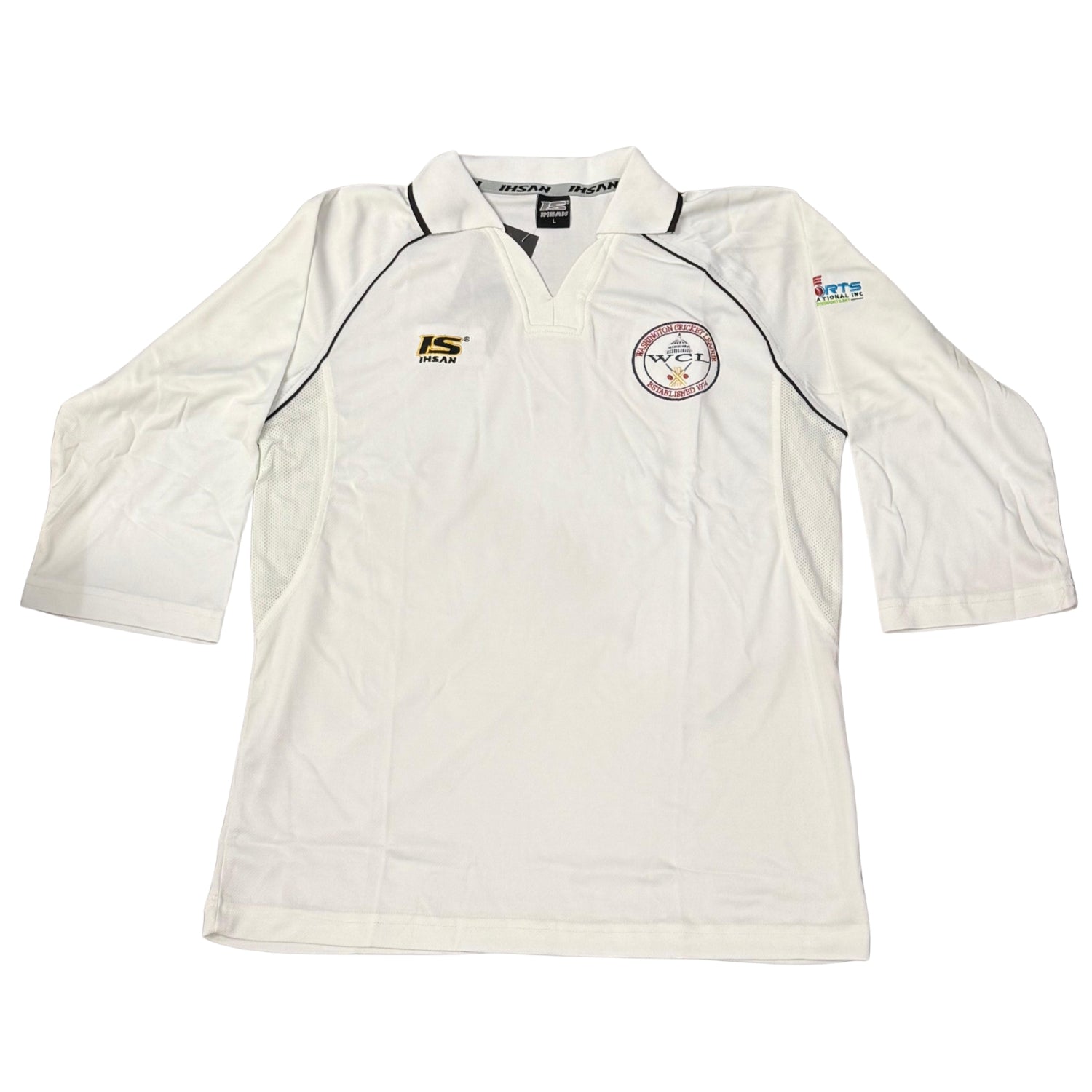 IS Ihsan Cricket Uniform Zee Sports White