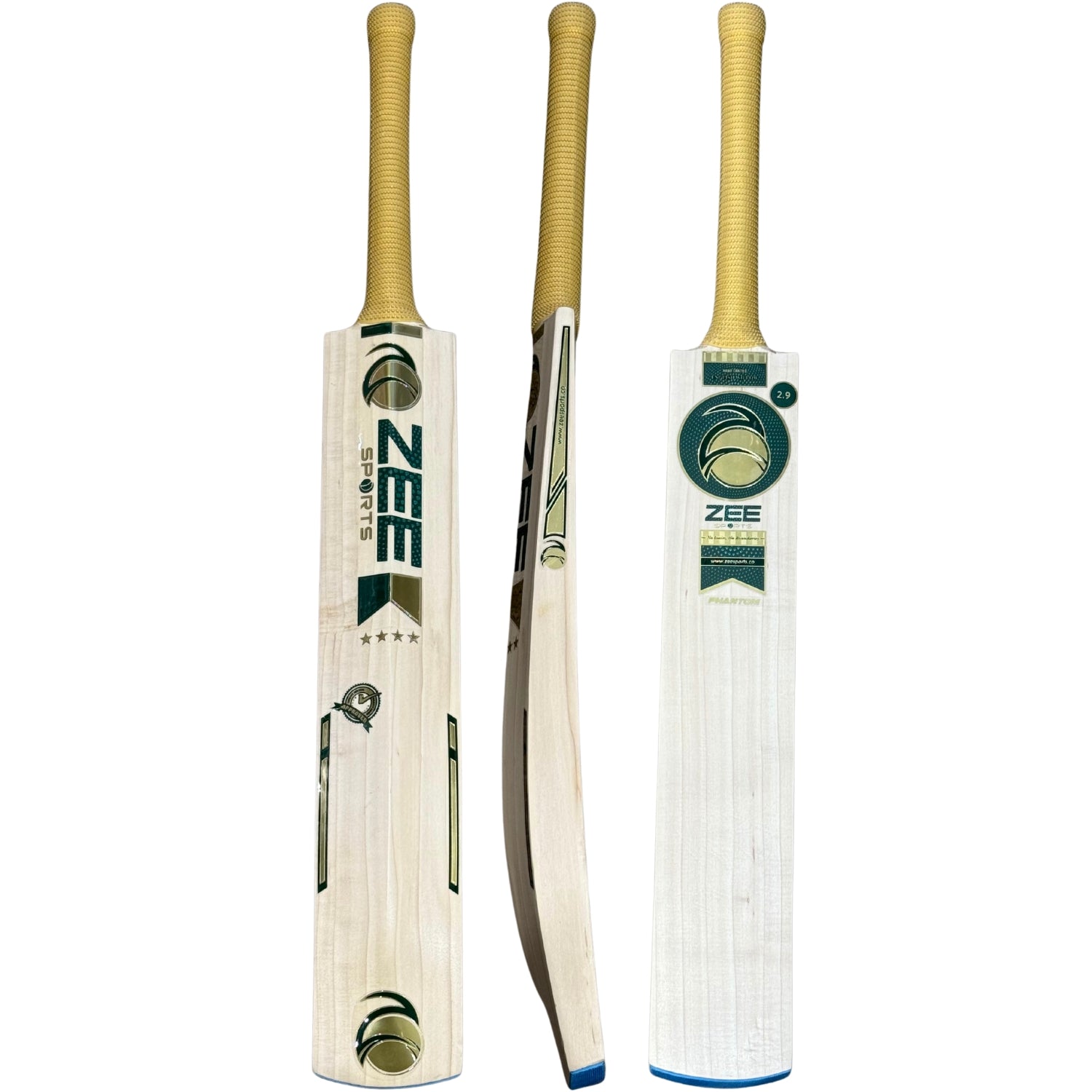 Zee Sports Cricket Bat Black Star Phantom English Willow Adult