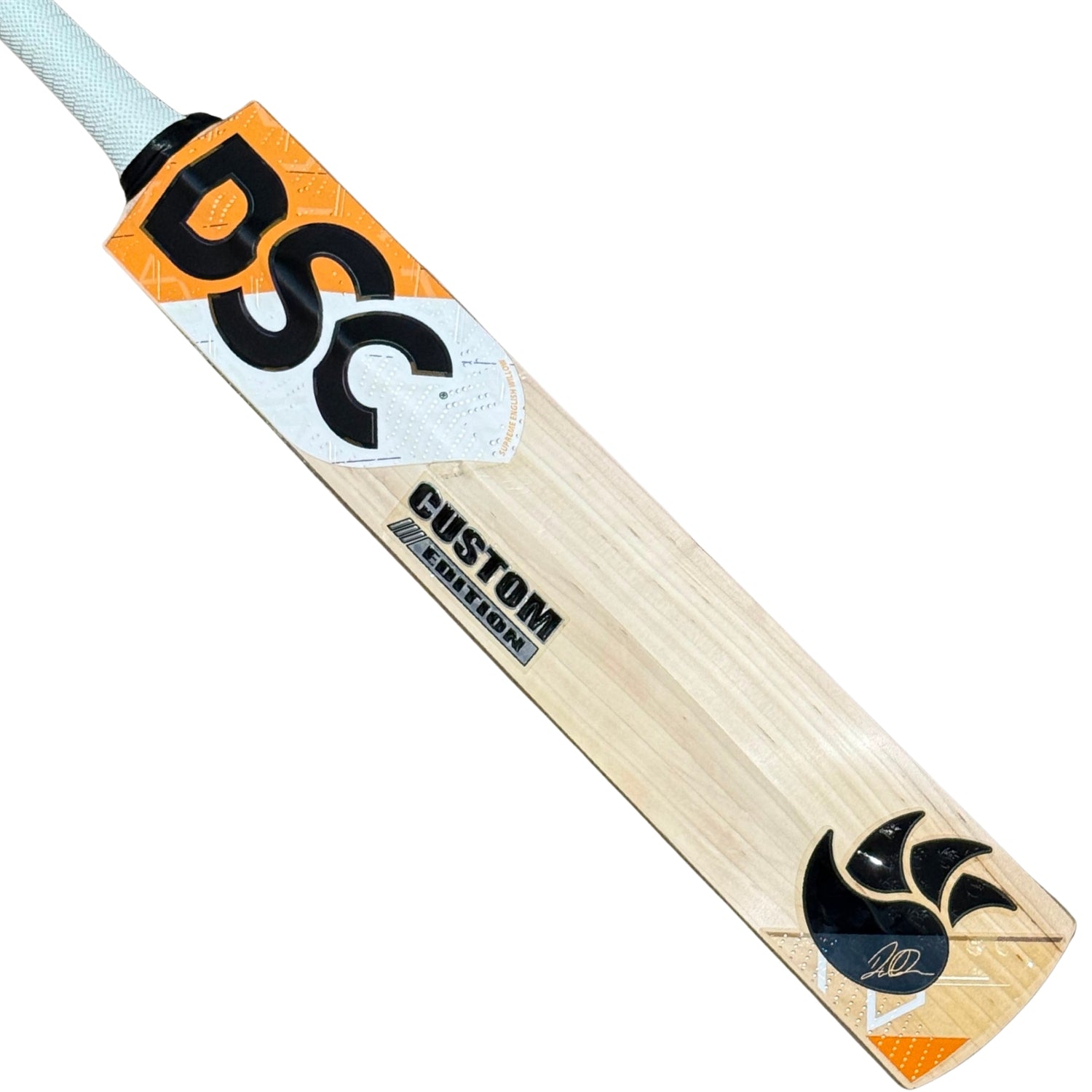 DSC Cricket Bat Orange Custom English Willow David Warner