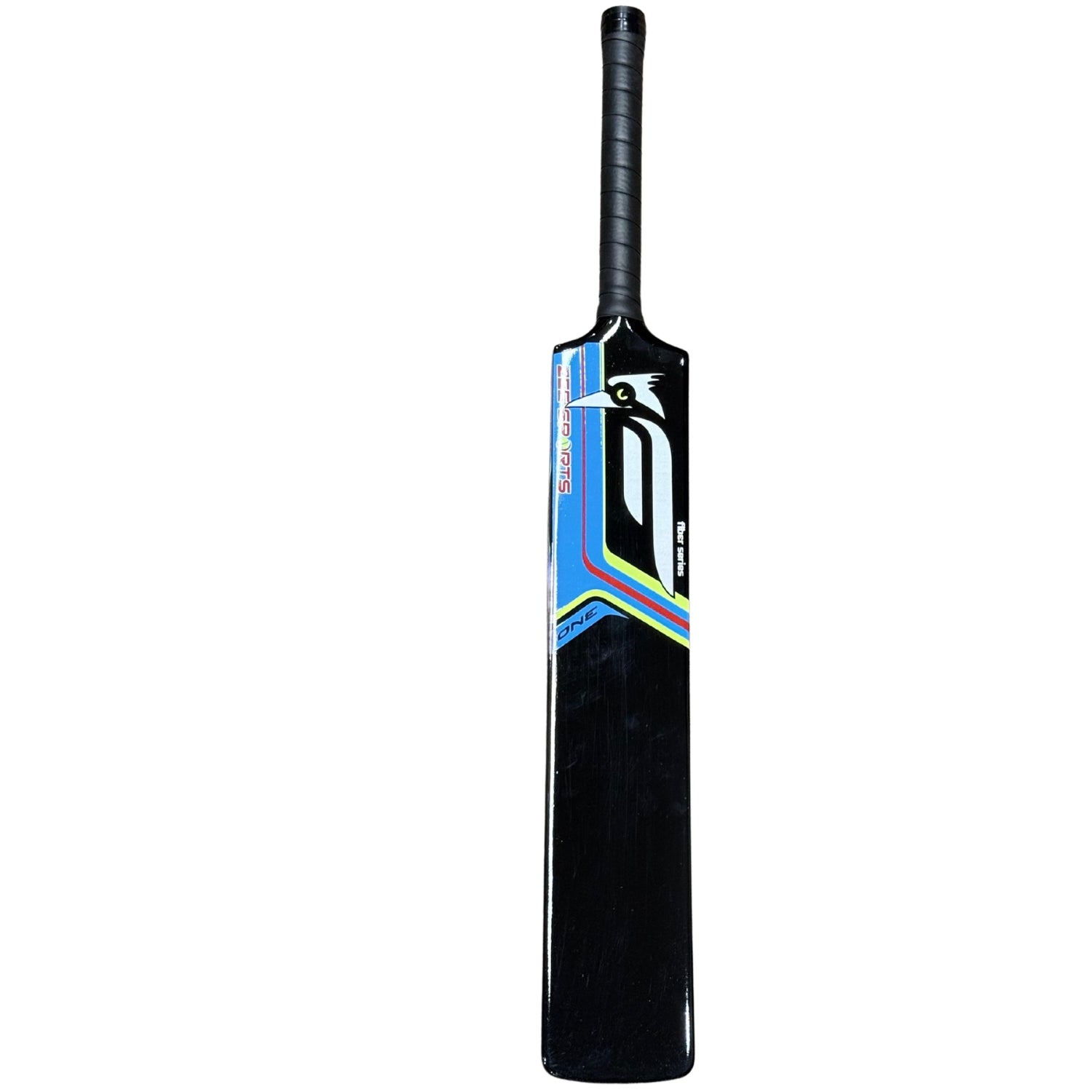 Zee Sports Cricket Bat Woodpecker Fiberglass Tennis Bat Black