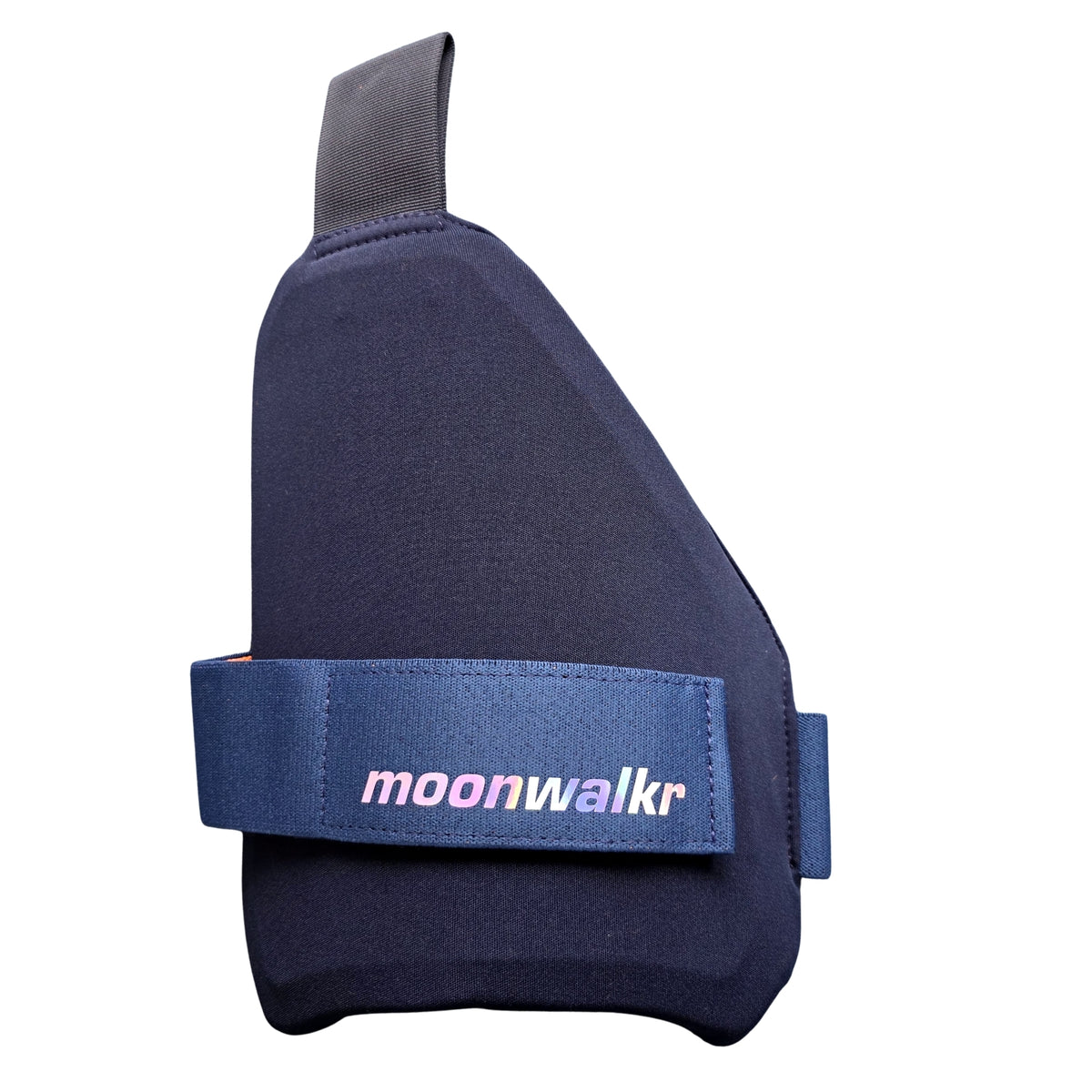 Moonwalkr Cricket Thigh Guard Set RH & LH Navy Blue/Black/White M & L Adult - image 5