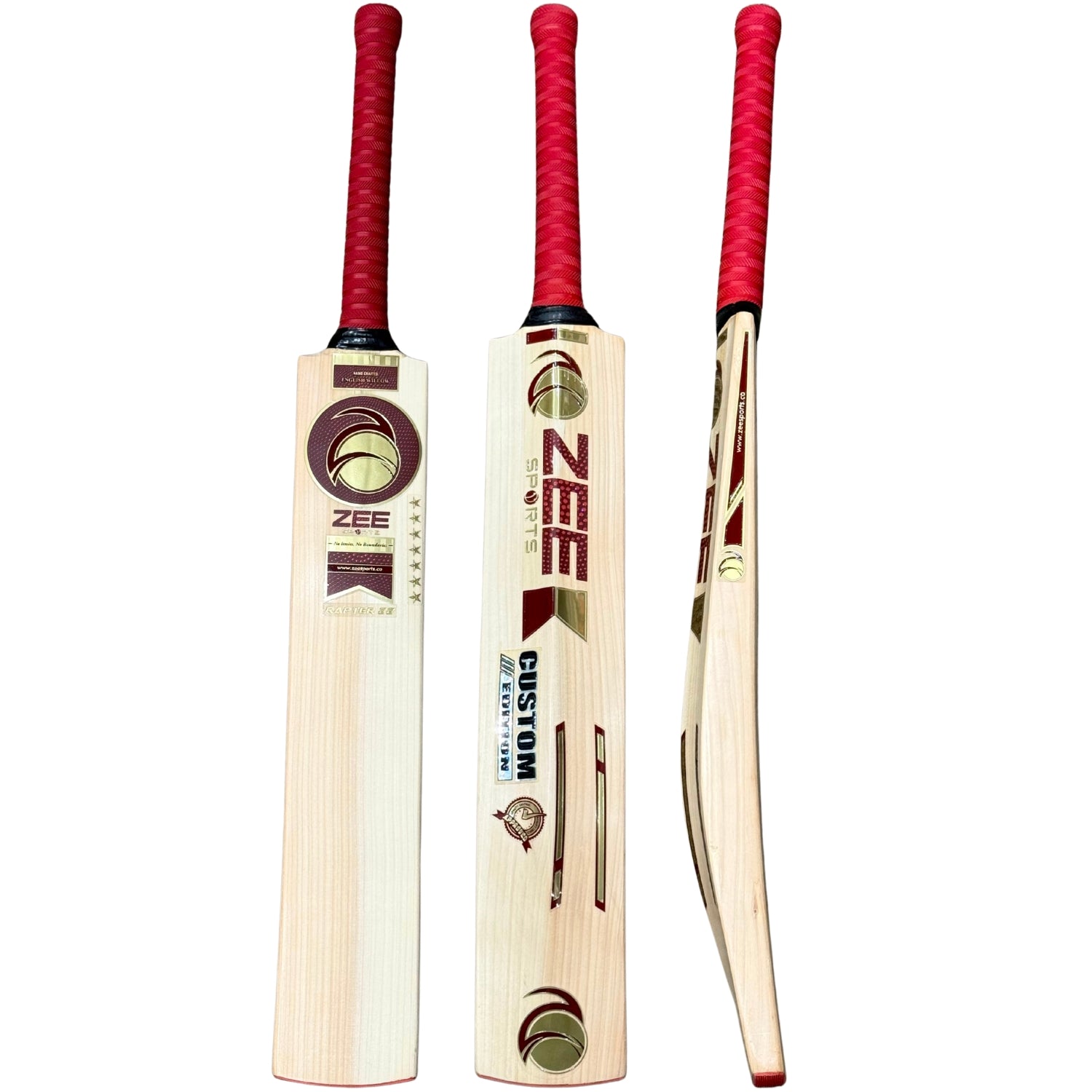 Zee Sports Cricket Bat Rapter22 7Star English Willow SH Adult