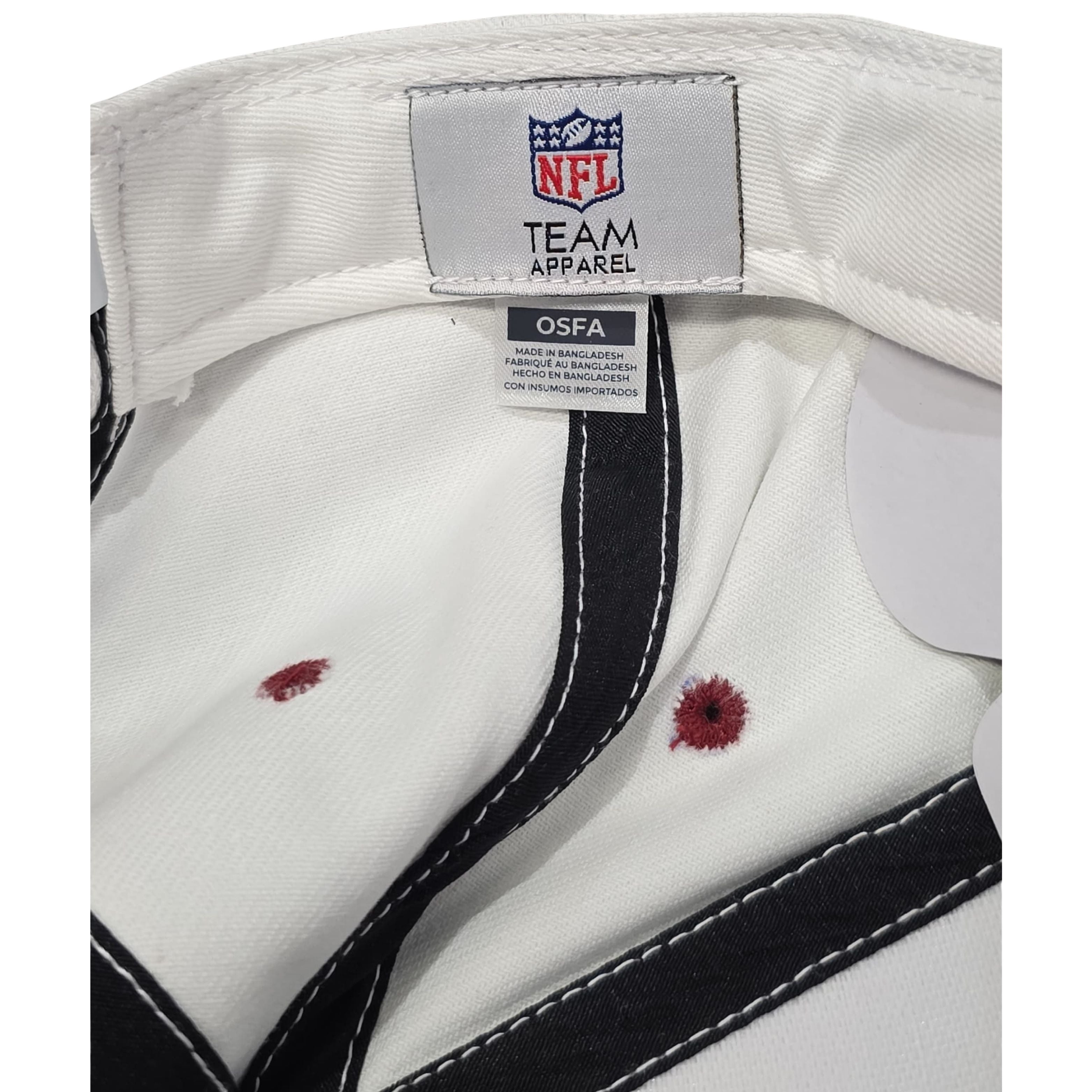 NFL Official Snapback Hat Washington Commanders Mens White Adjustable Cap OSFA