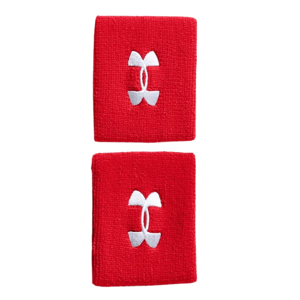 Under Armour Wrist Bands Red/White
