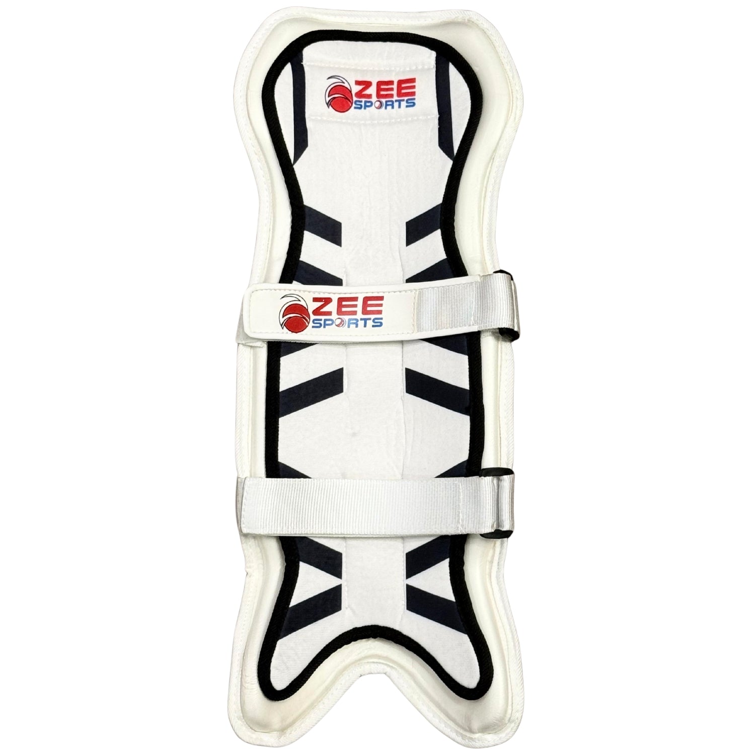 Zee Sports Cricket Wicket Keeping Pads Adults White