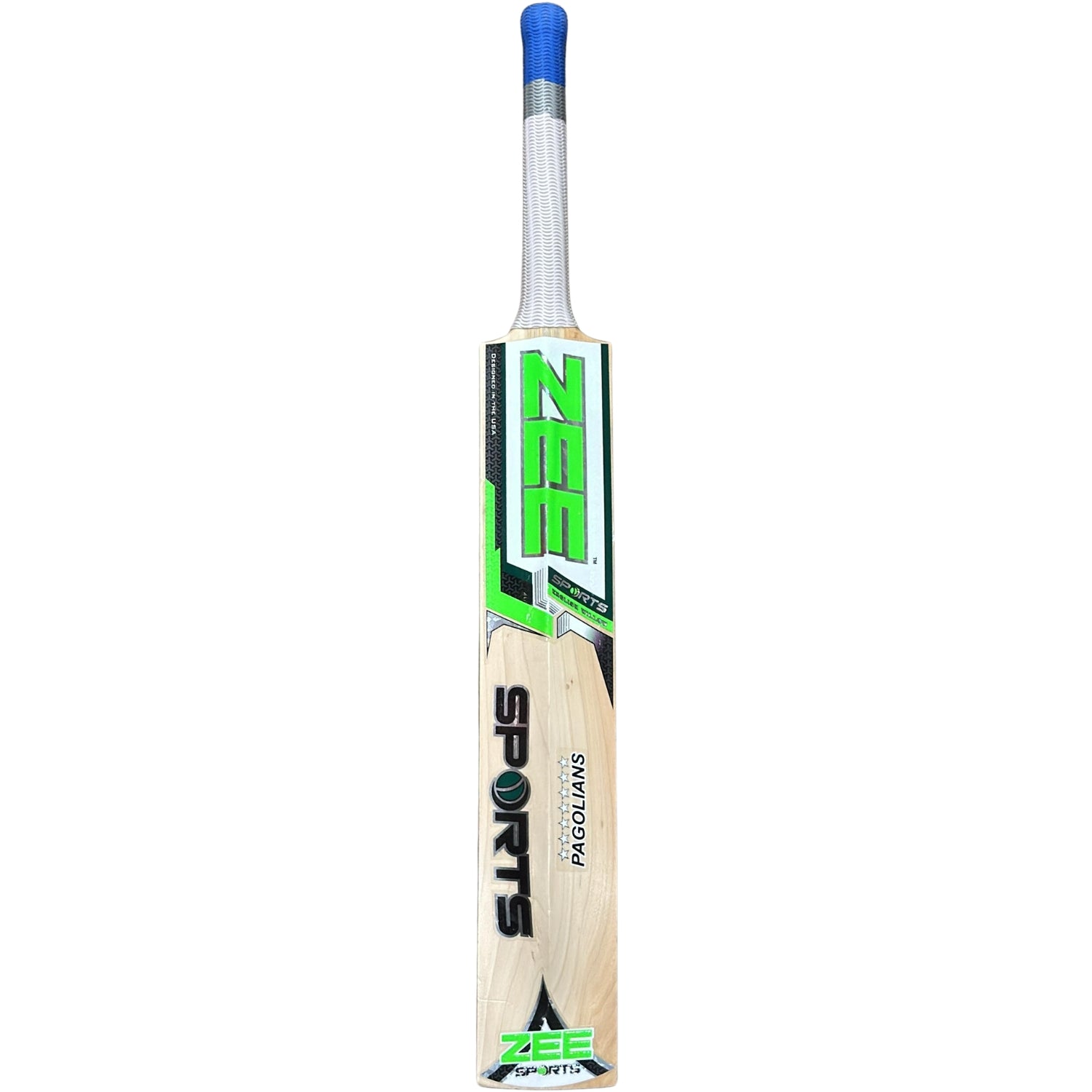 Zee Sports Cricket Bat 7Star Pagolians English Willow Youth Size 4