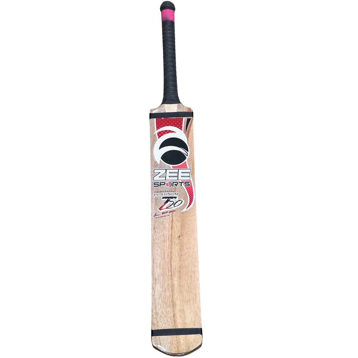 Zee Sports Hard Tennis Bat Limited Edition Platinum T20 Alvin Kallicharran Edition Coca wood SH