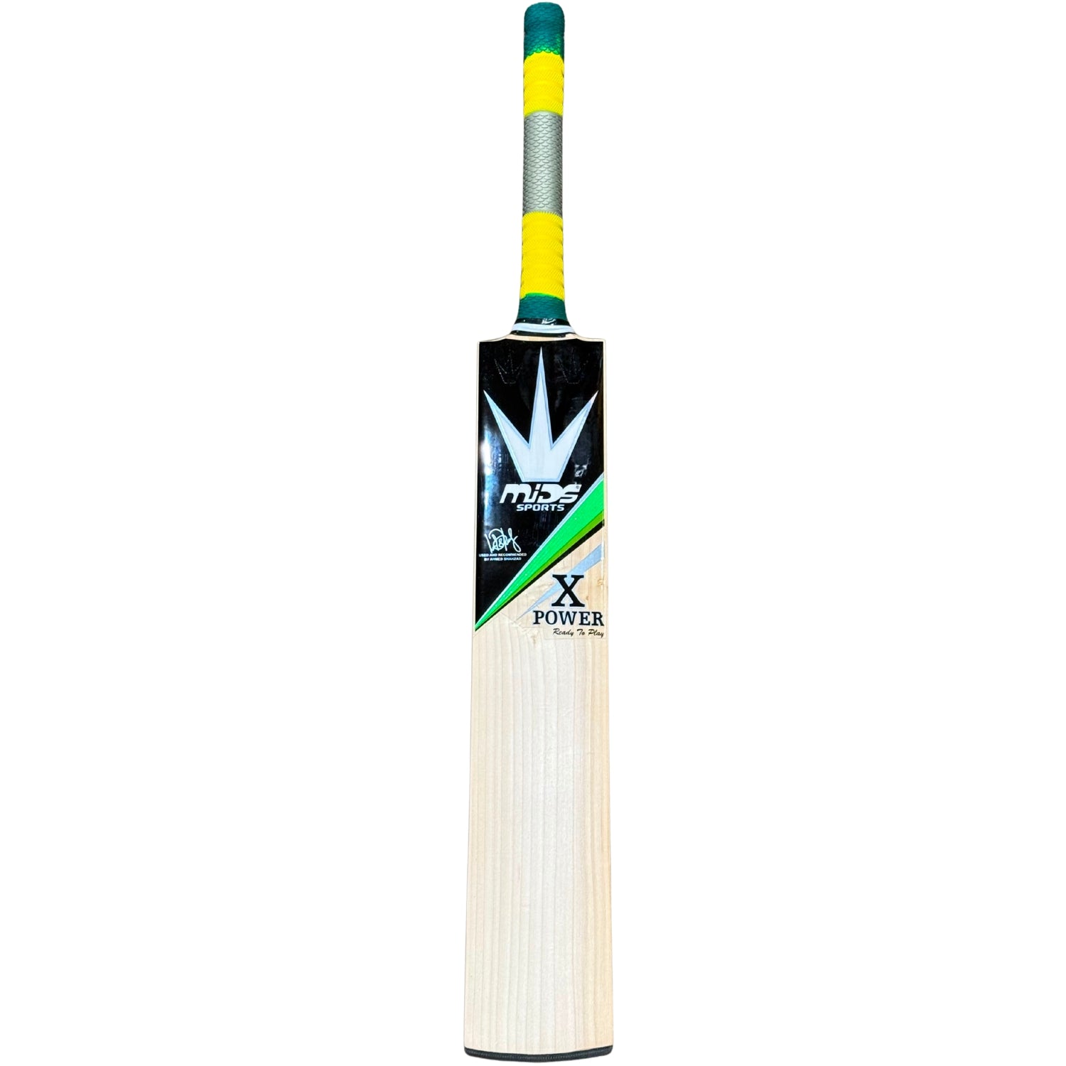 MIDS Cricket Bat X Power English Willow Green