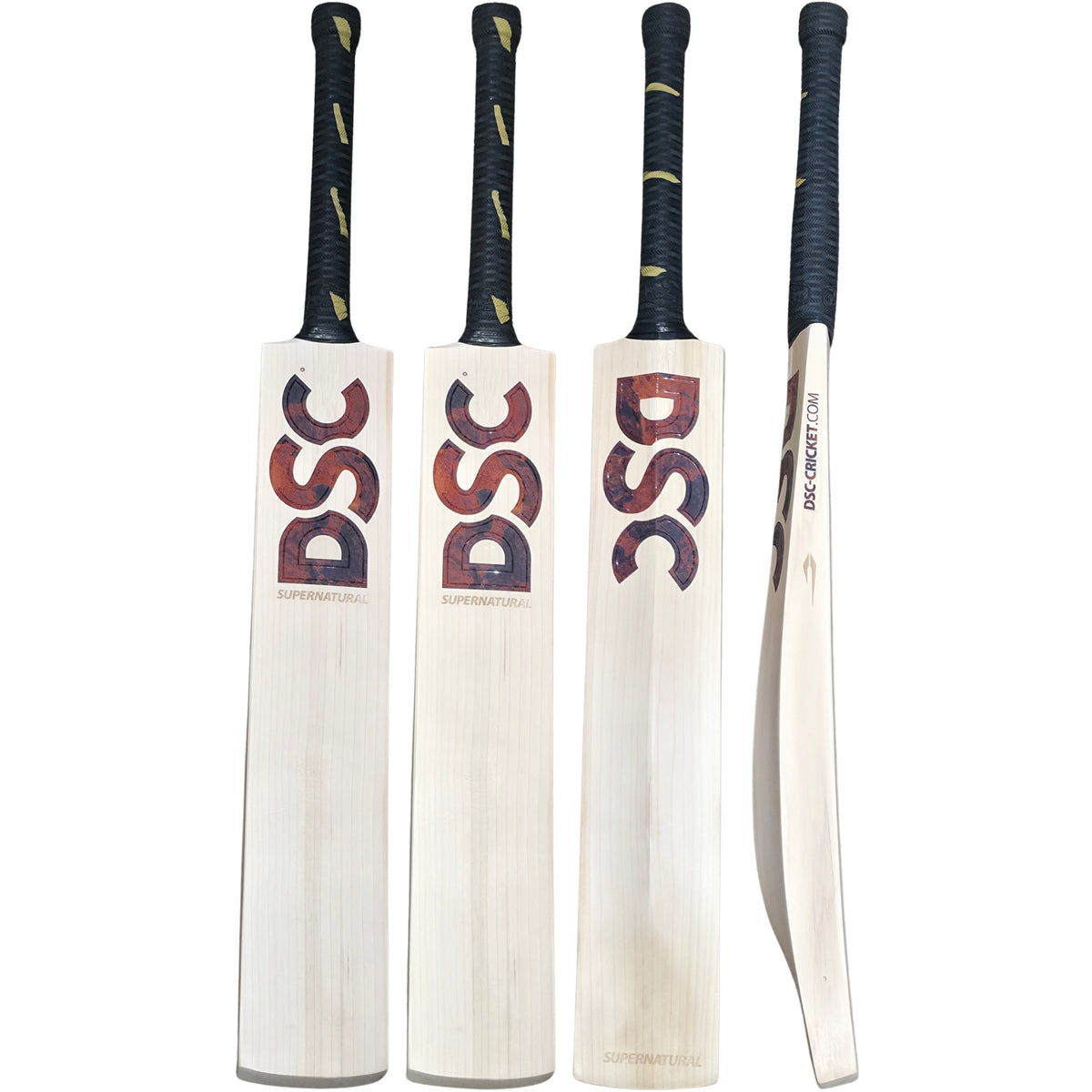 DSC Supernatural English Willow cricket bat, short handle, adult - view 13