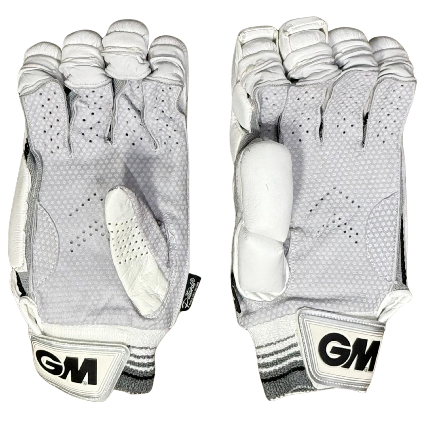 GM Cricket Batting Gloves Original Limited Edition White/Silver