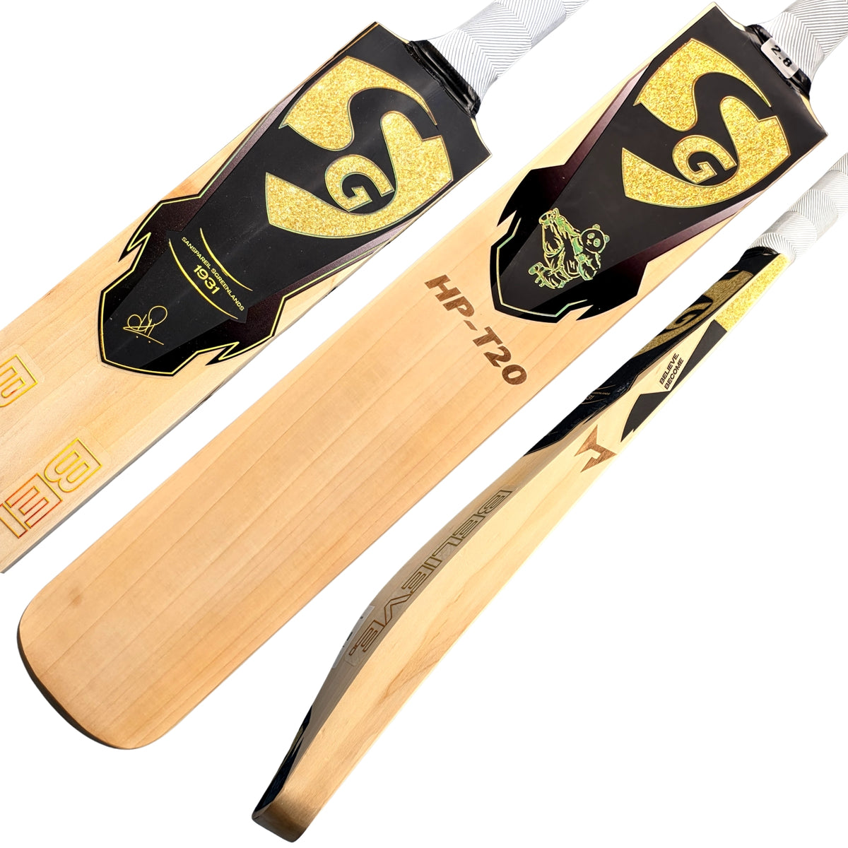 SG Cricket Bat HP T20 Hardik Pandya Series English Willow SH Adult - image 4