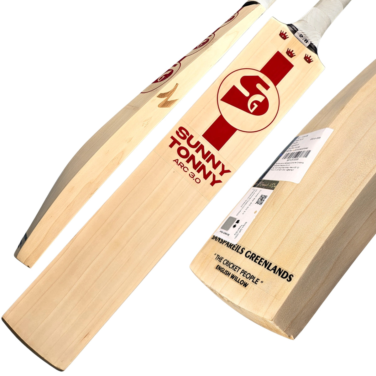 SG Cricket Bat Sunny Tonny Arc 3.0 English Willow SH Adult - image 9