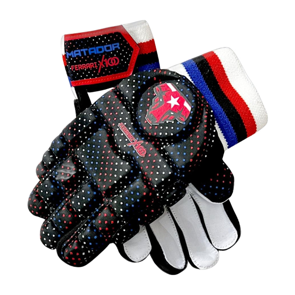 Matador Batting Gloves, Hard Tennis Cricket Batting Gloves Black