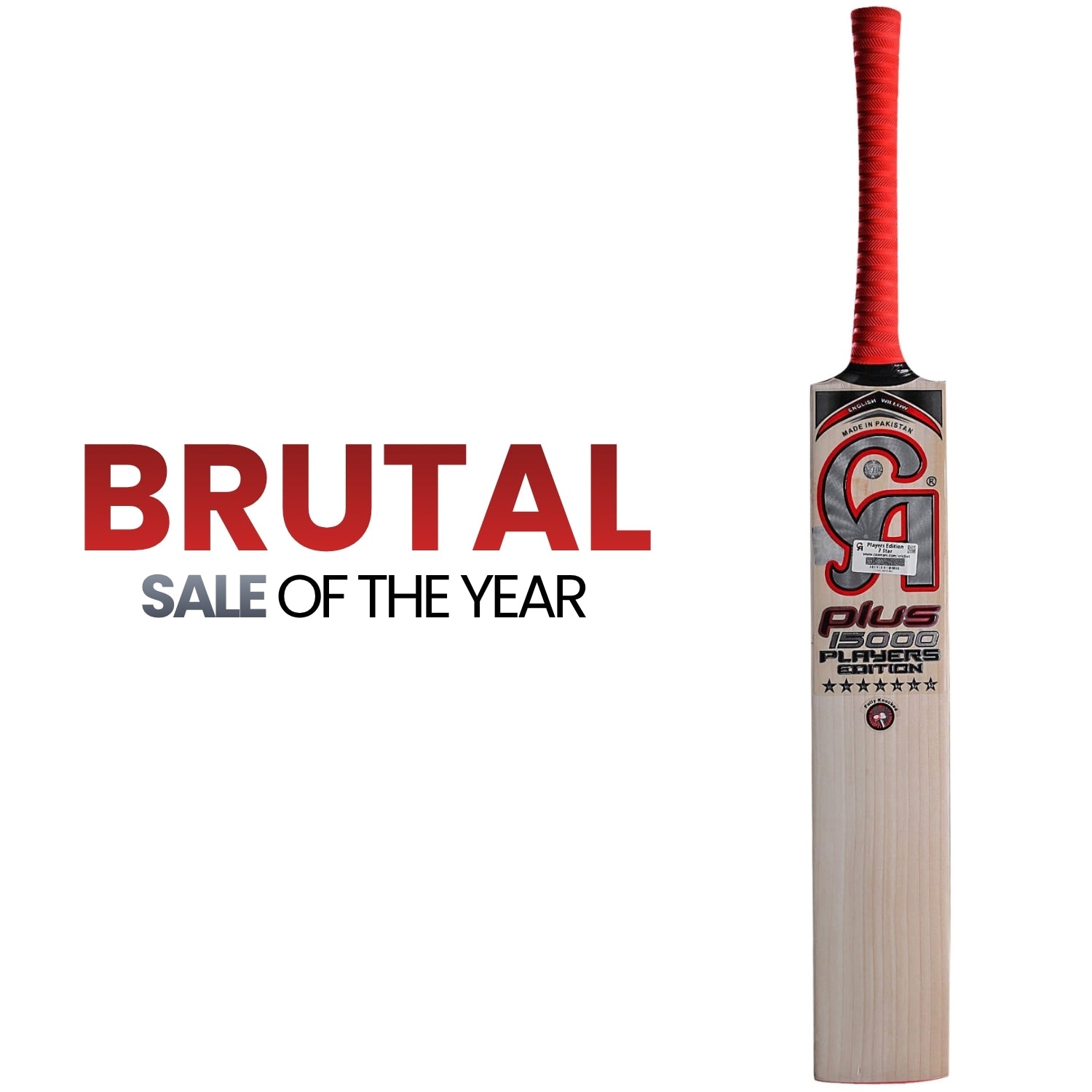 CA Cricket Bat Plus 15000 Players Edition 7Stars 2024 Model SH